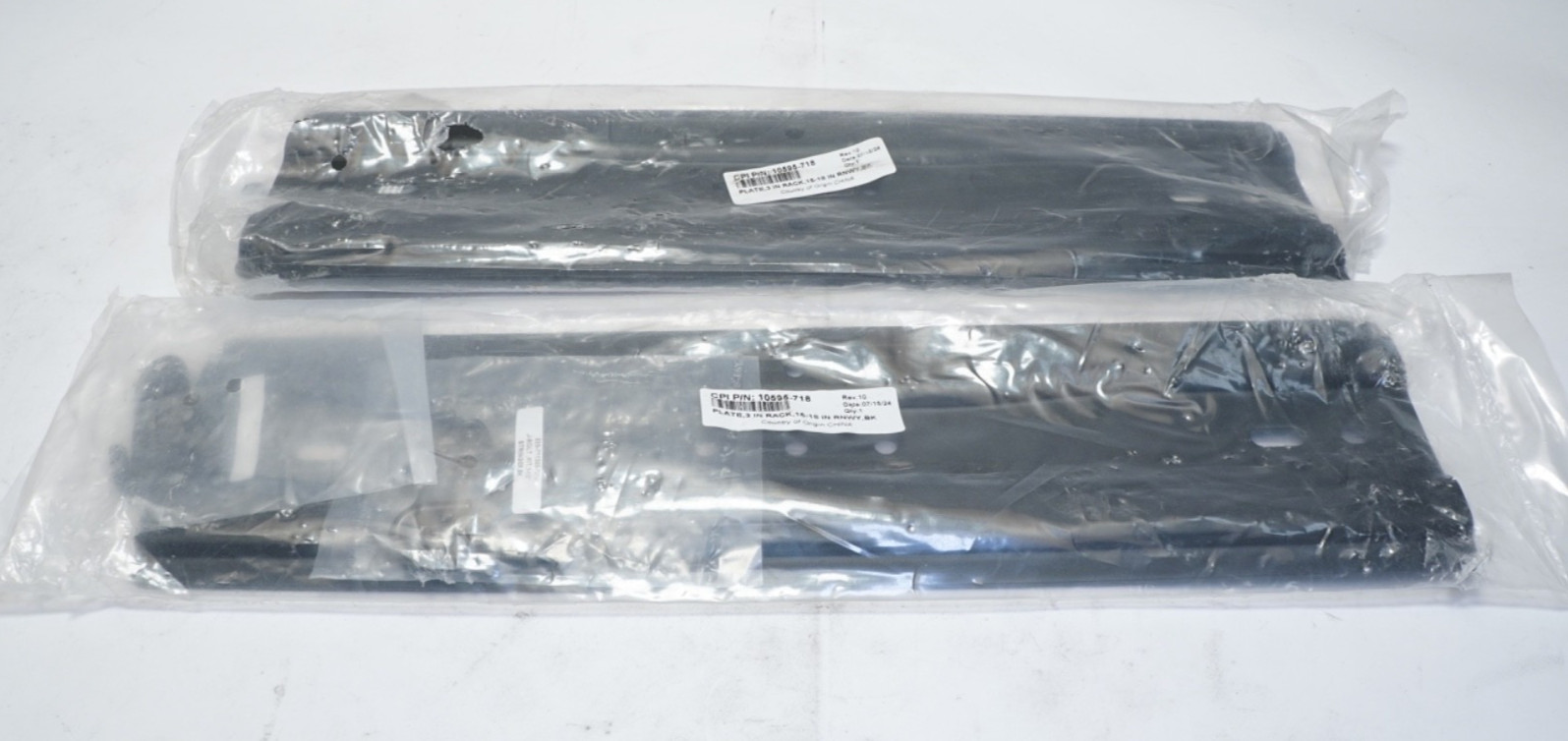 Lot 2 Chatsworth CPI Mounting Plate Rack to Runway 3" Channel 15-18" 10595 718