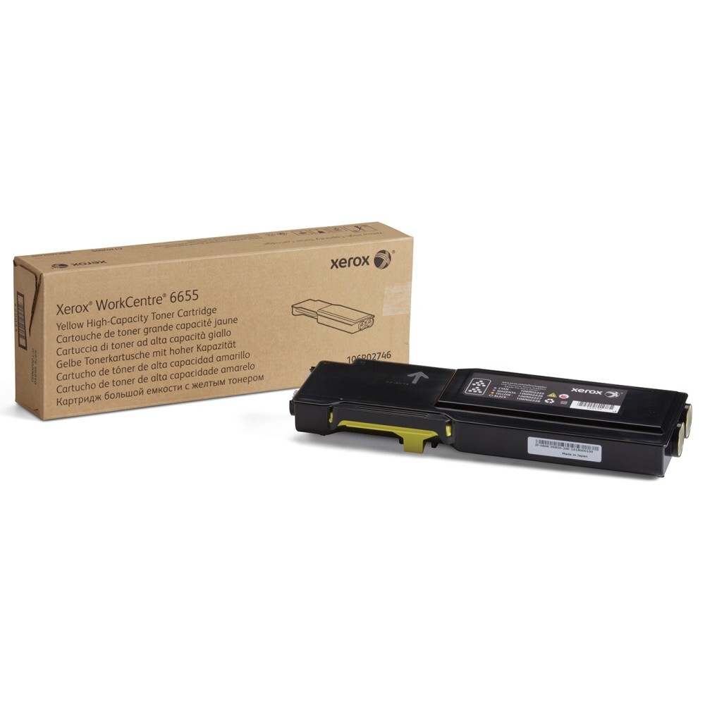 NEW - Xerox 106R02746 Yellow Toner for Xerox WorkCentre 6655 Series GENUINE