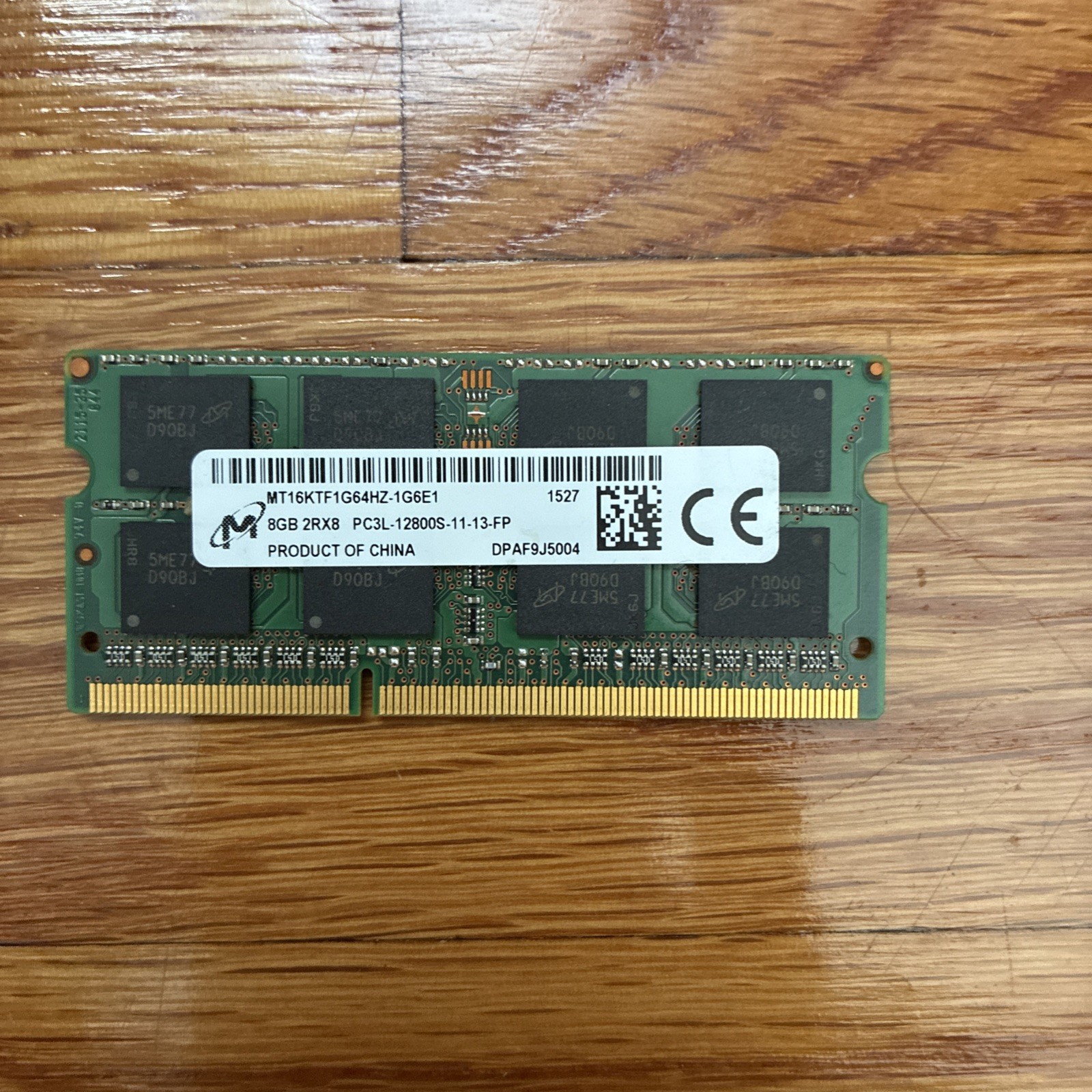 Micron 8 GB PC3L-12800S DDR3 SDRAM) Memory (MT16KTF1G64HZ-1G6E1)