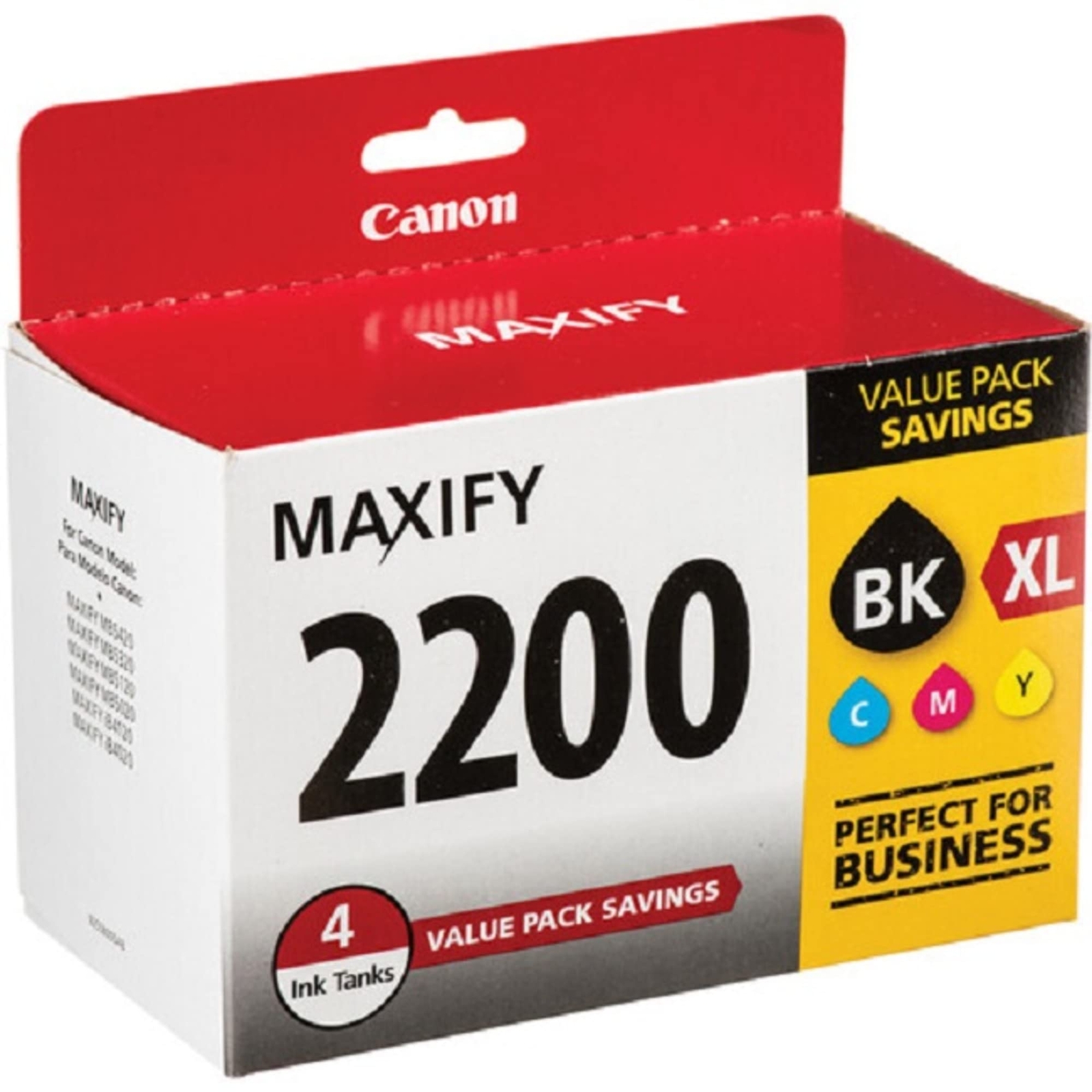 	Canon PGI-2200 XL Genuine Four Color Value Pack Compatible with MAXIFY IB4120	