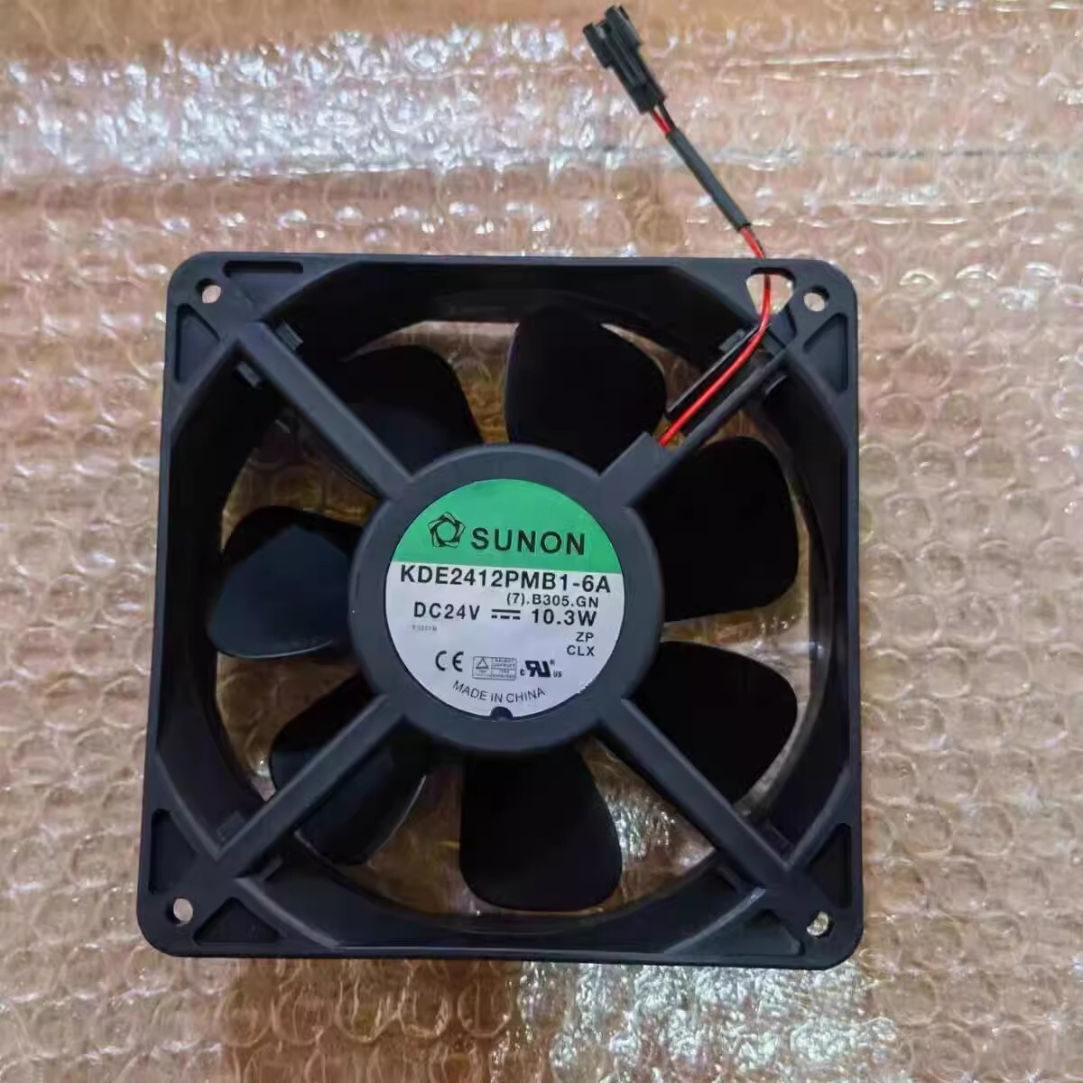 SUNON KDE2412PMB1-6A DC24V 10.3W 12CM 2-Pin Inverter Cooling Fan