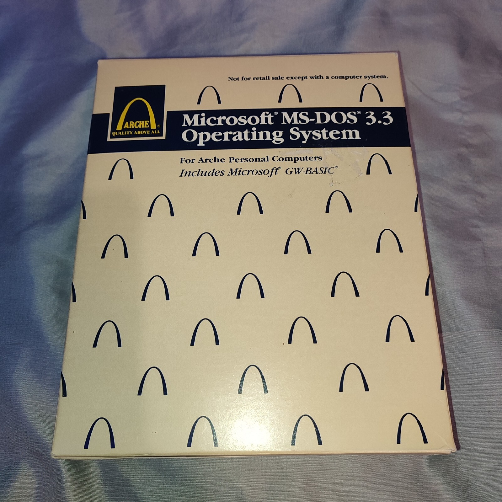 Microsoft MS-DOS 4.01 For Arche Personal Computers 5.25” Brand New Sealed