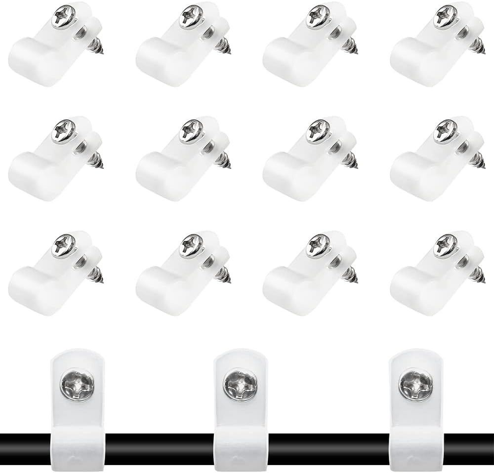 1/2 Inch R-Type Clip Clamp, 50 Pcs