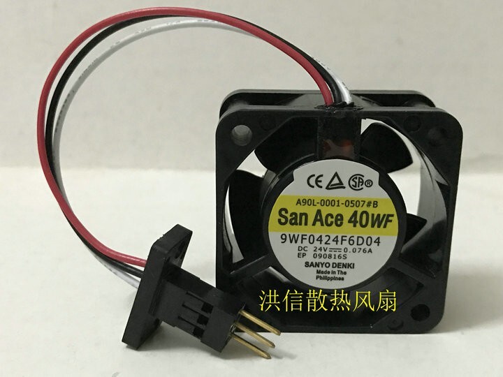 San Ace 40WF 9WF0424F6D04 24V 0.076A Fanuc Drive Cooling Fan