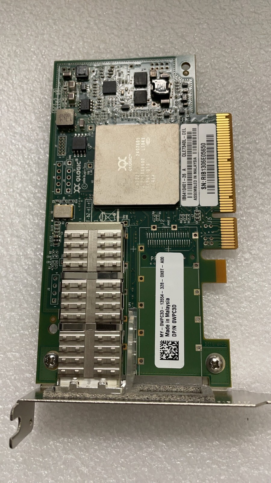 Dell WPC3D Single Port 40GB QSFP+ PCI-E CNA FULL PROFILE | QLogic QLE7340L F S/H
