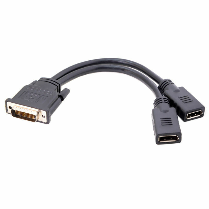 DMS-59Pin Male to Dual DP Displayport Female Splitter Extension Cord DMS HDMI