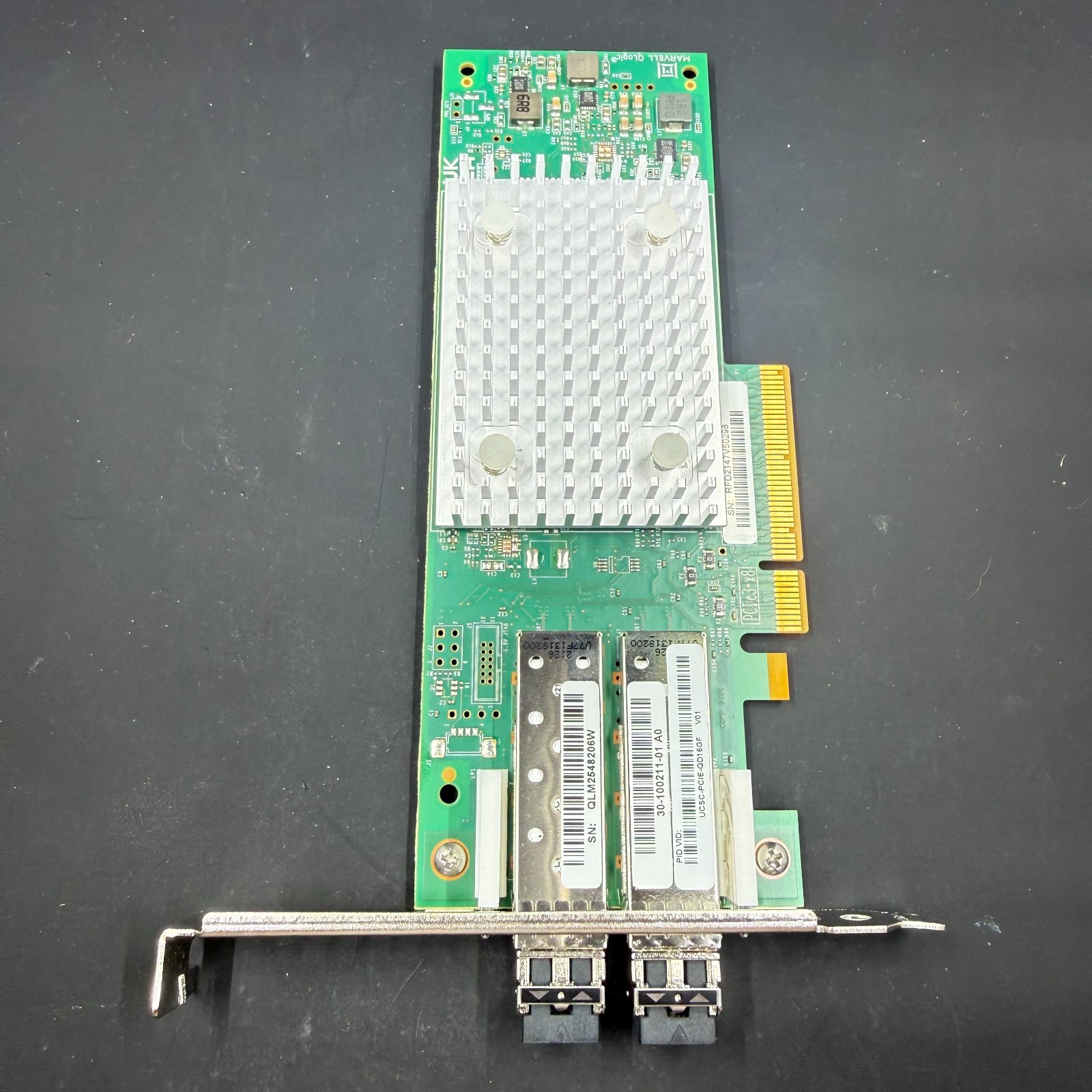 Cisco/QLogic QLE2692-CSC dual-port 16Gb Fibre Channel Host Bus Adapter