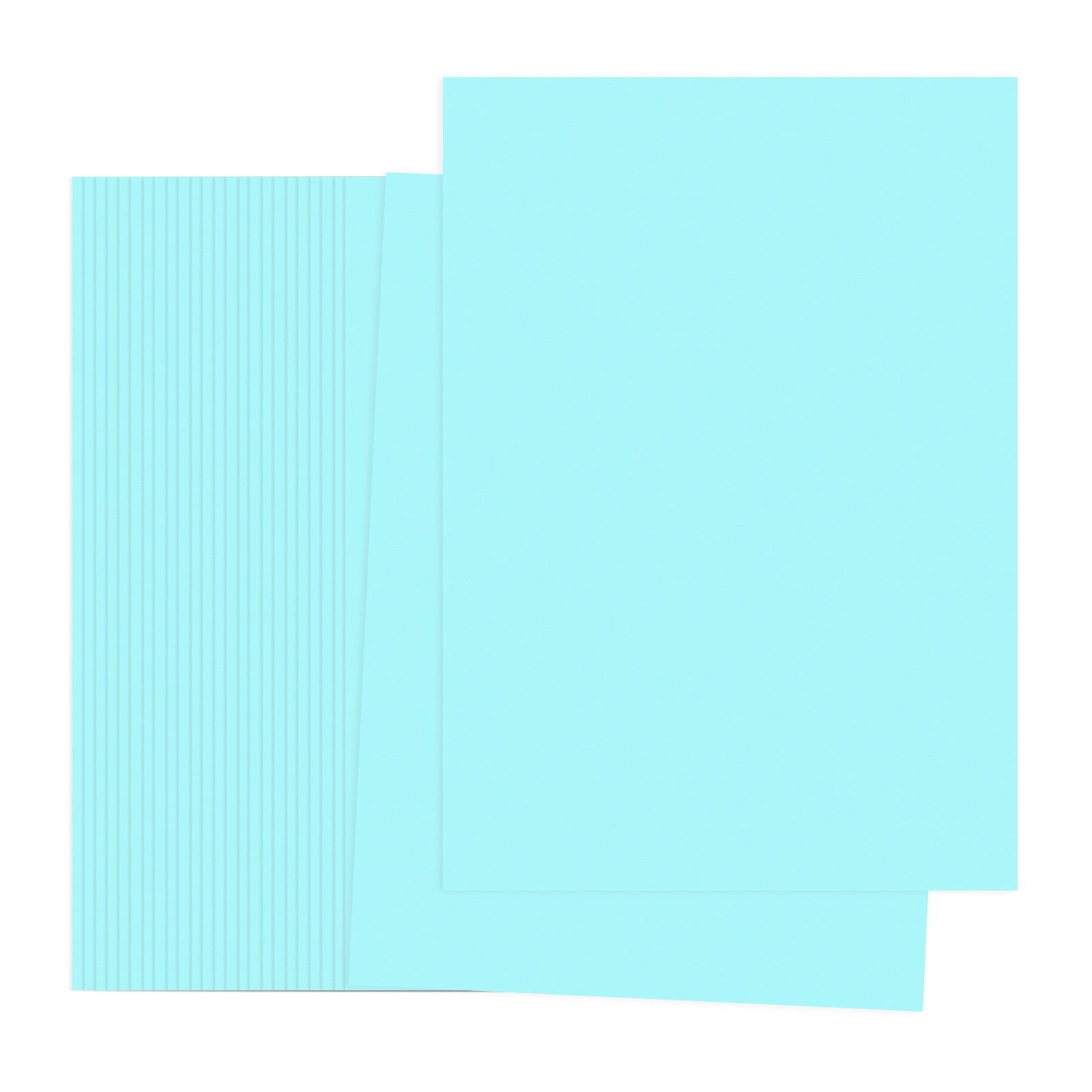 Light Blue Color Copy Paper, 50 Sheets 8.3x5.9" A5 70gsm