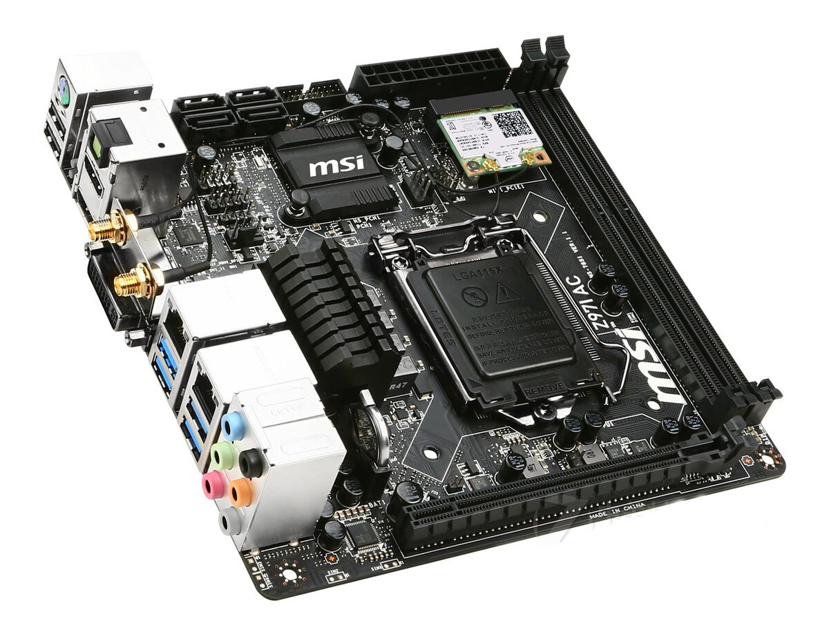 For MSI Z97I AC motherboard Z97 LGA1150 2*DDR3 16G DVI+DP+HDMI M-ITX Tested ok