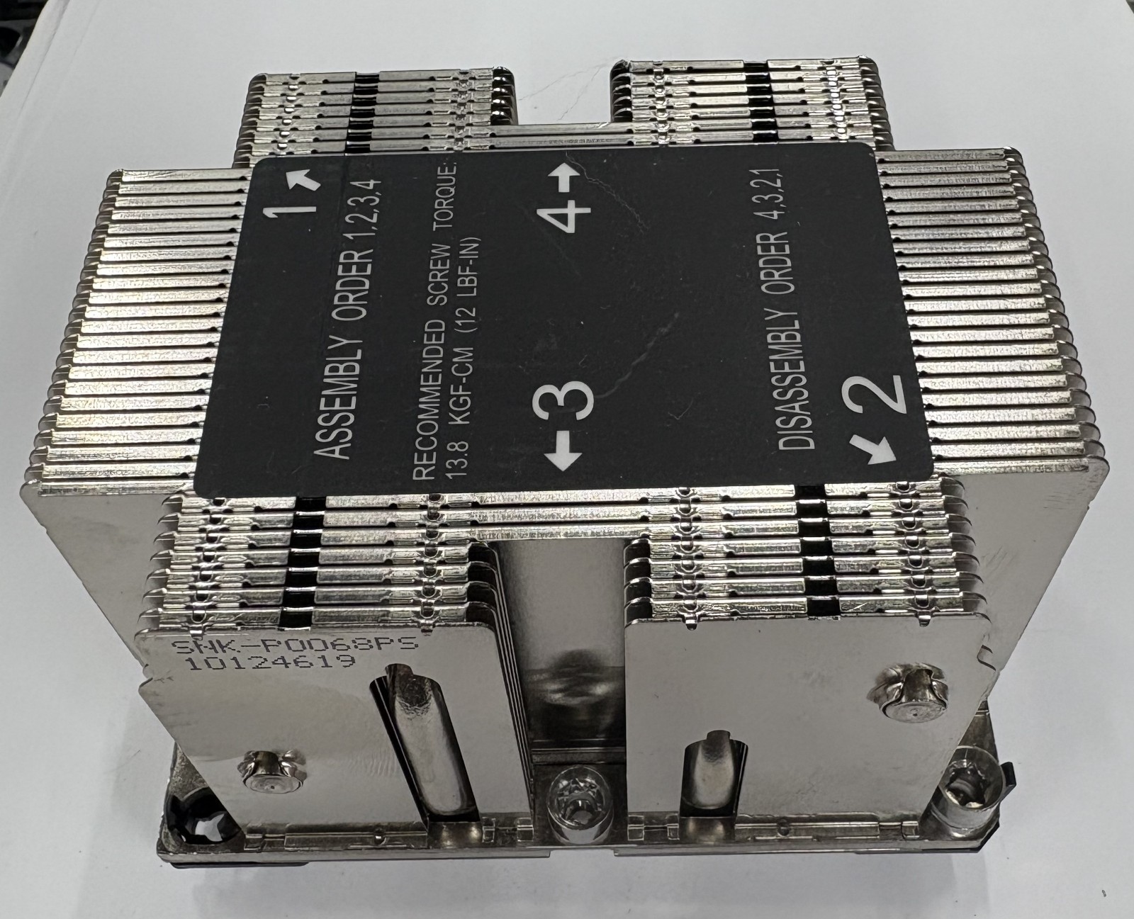 GENUINE SUPERMICRO 2U PASSIVE CPU HEATSINK / SNK-P0068PS