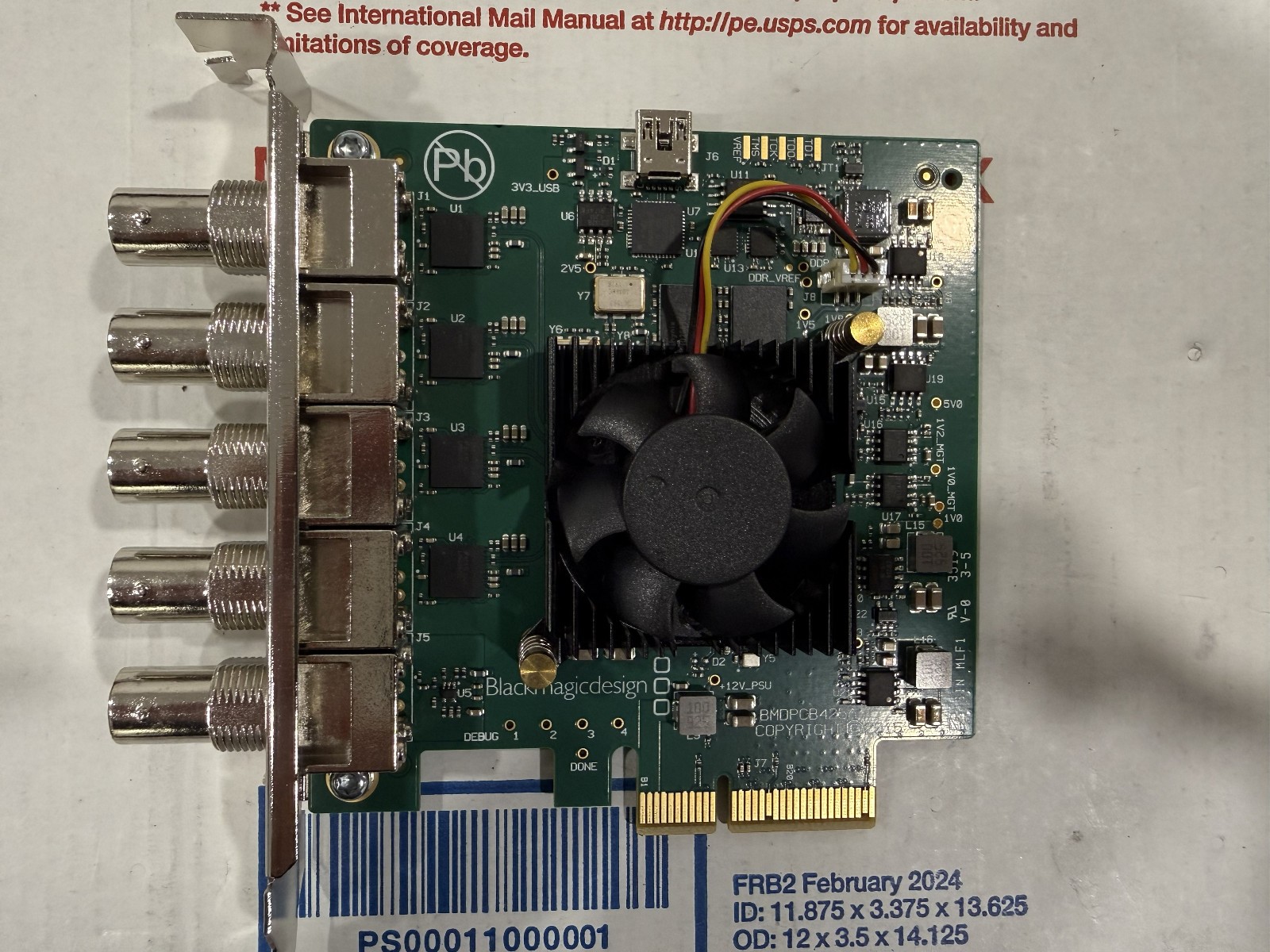 Blackmagic Design BMDPCB425A DeckLink Duo 2 4-Channel 3G-SDI PCIe Capture Card