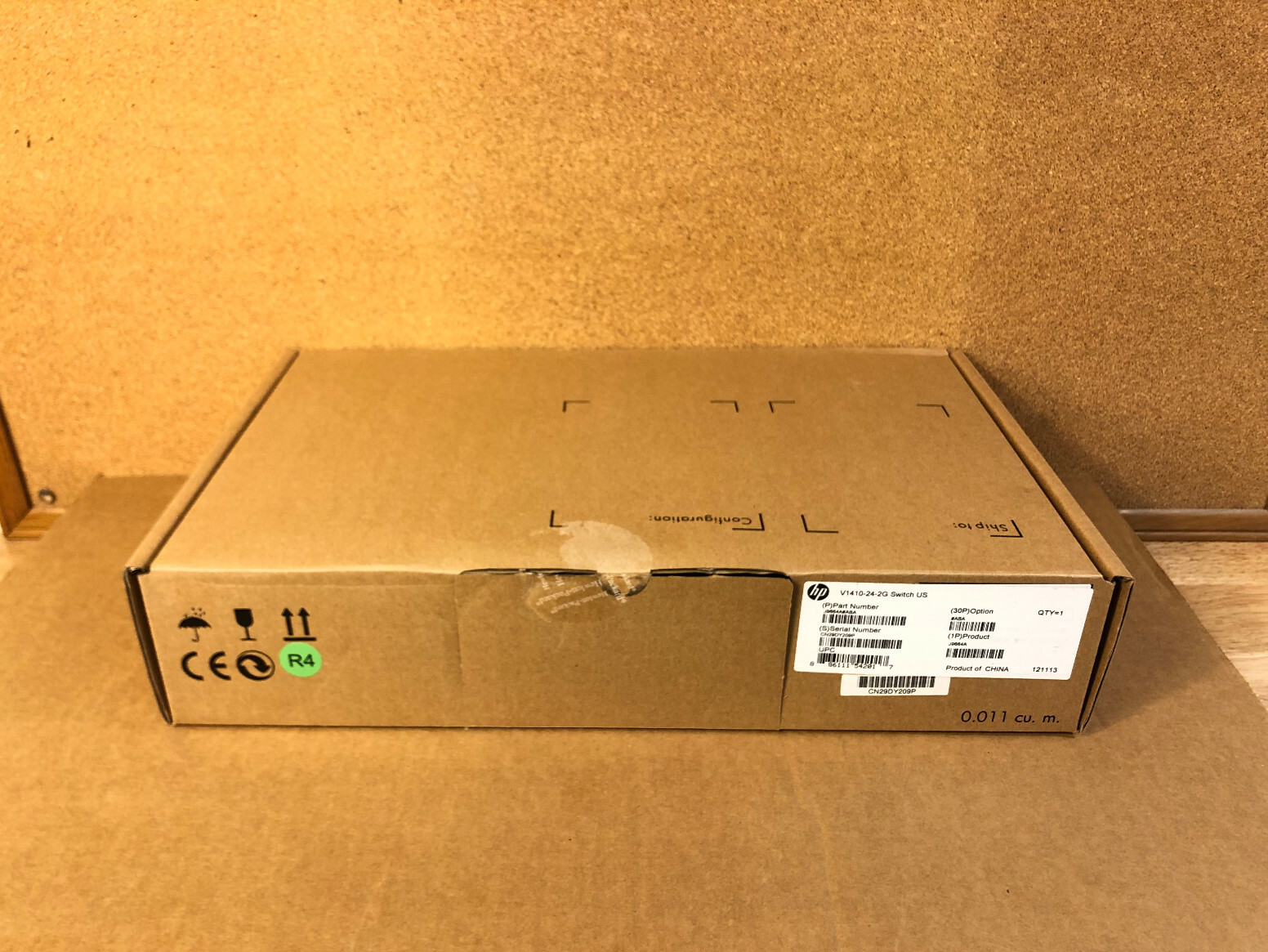 Fanless HPE J9664A OfficeConnect 1410 Unmanaged Ethernet Switch 24x 10/100 ports