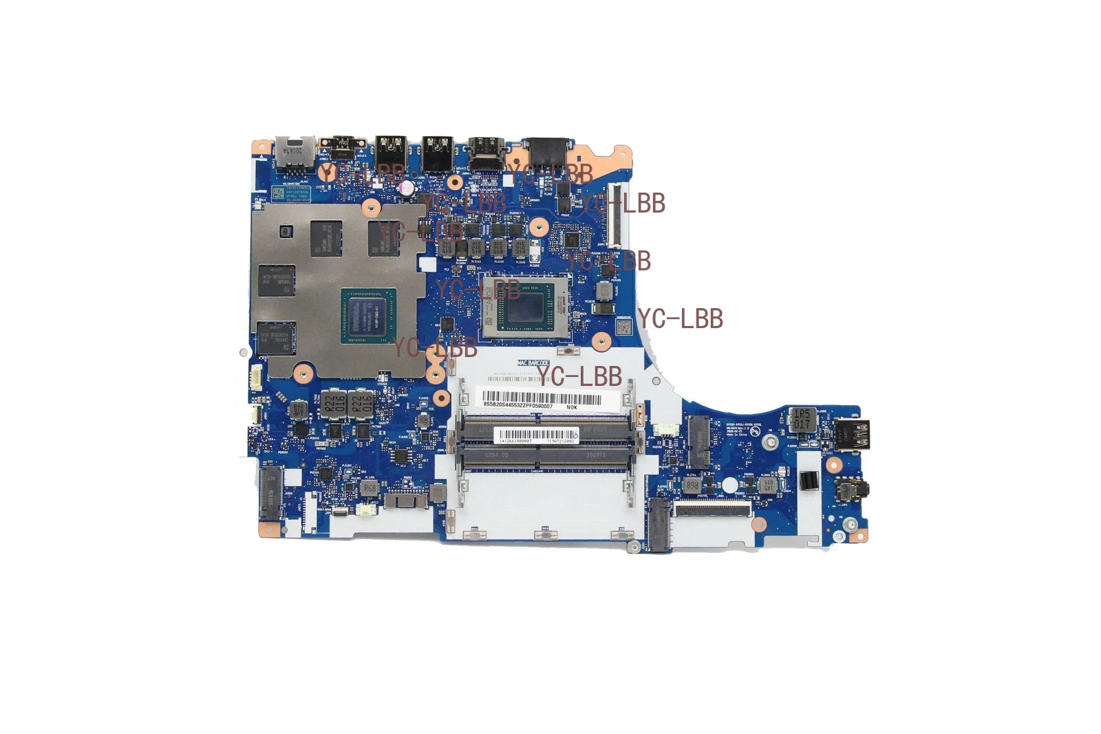 5B20S44553 Lenovo Legion 5-15ARH05 Motherboard R7-4800H SWG 4G 5B20S44551