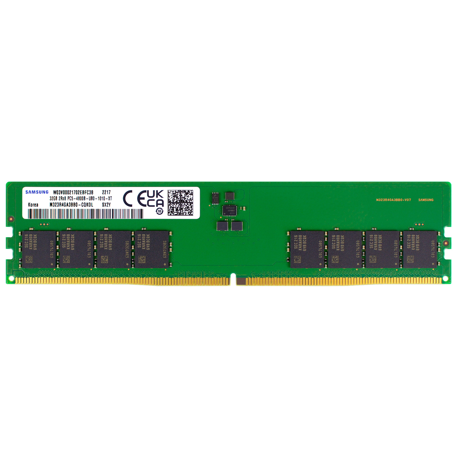 Samsung 32GB PC5-38400 DDR5 4800 MHz DIMM Desktop Memory RAM (M323R4GA3BB0-CQK)