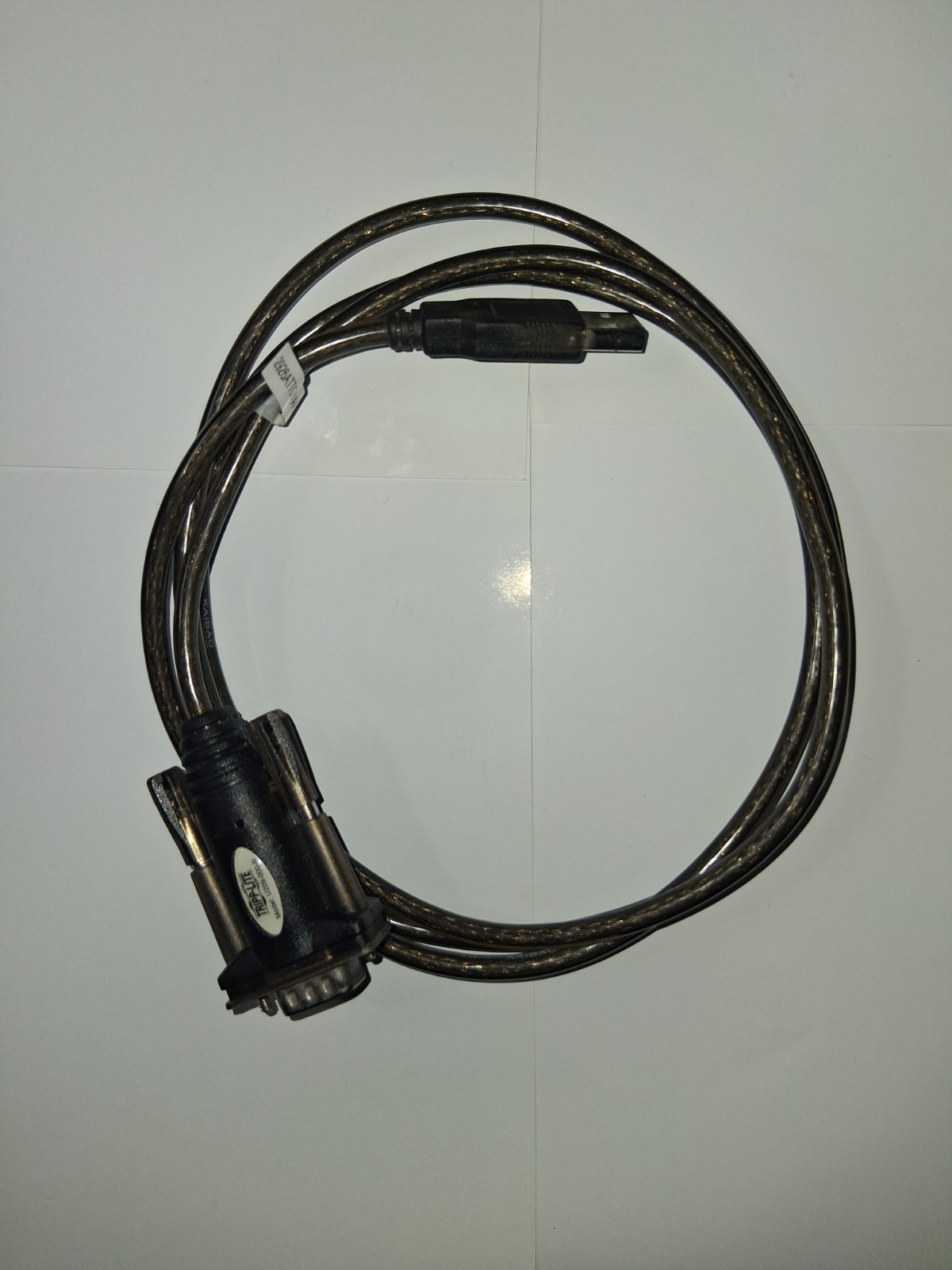 Tripp Lite U209-000-R USB to RS232 Serial Adapter Cable DB9 Male USB-A