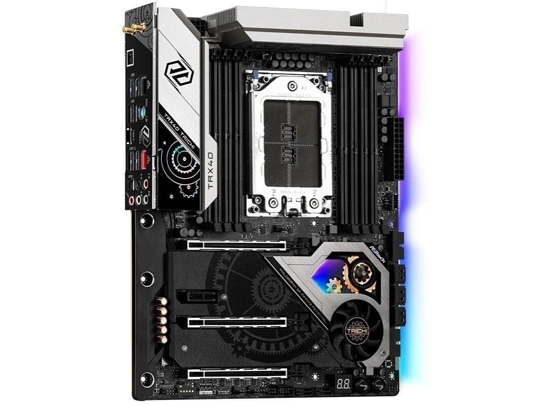 For ASRock TRX40 Taichi motherboard sTRX4 8×DDR4 256GB ATX Tested OK