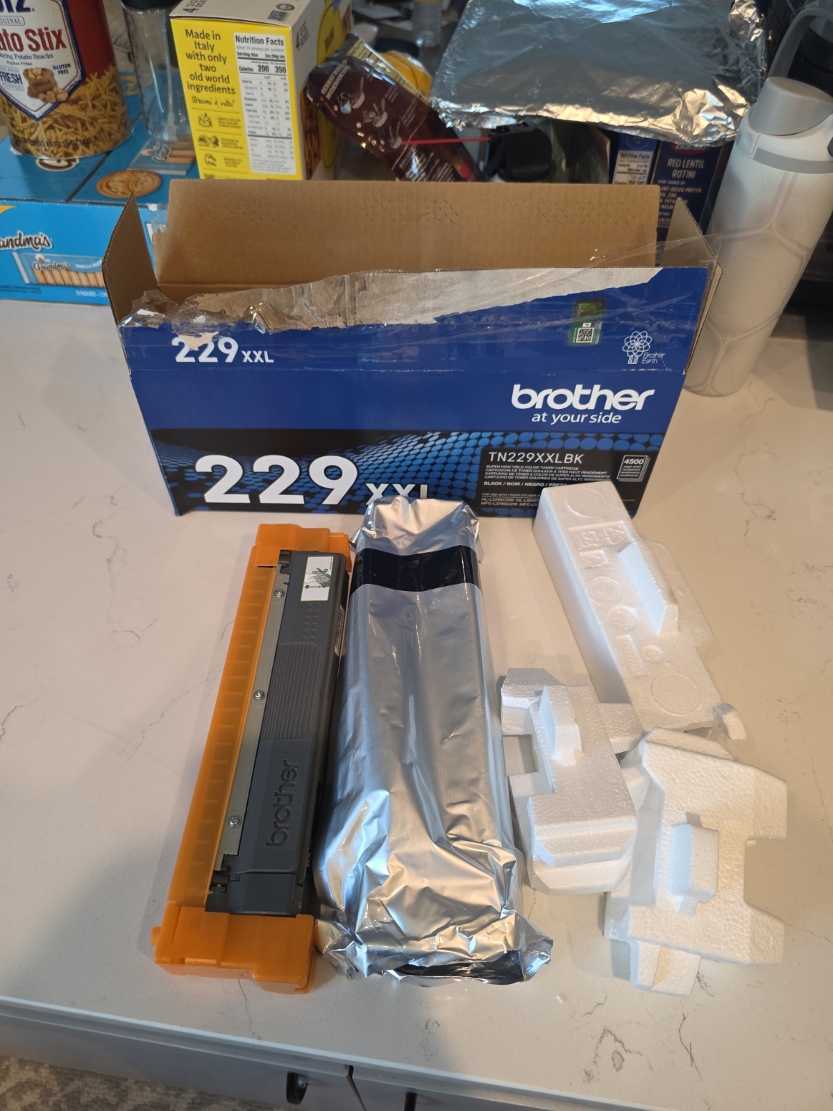 Genuine Brother TN229XXL Black Super High-Yield Toner Cartridge BLACK