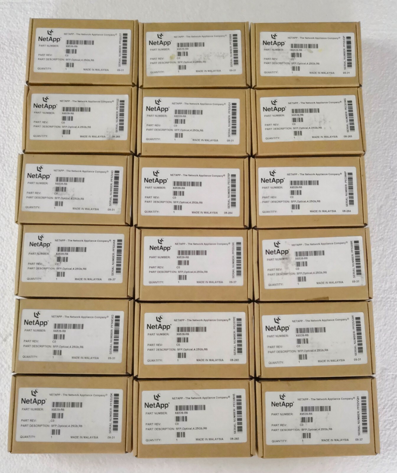 New NetApp X6539-R6 SFP+ 10GB Shortwave Gbic Transceiver New Selaed