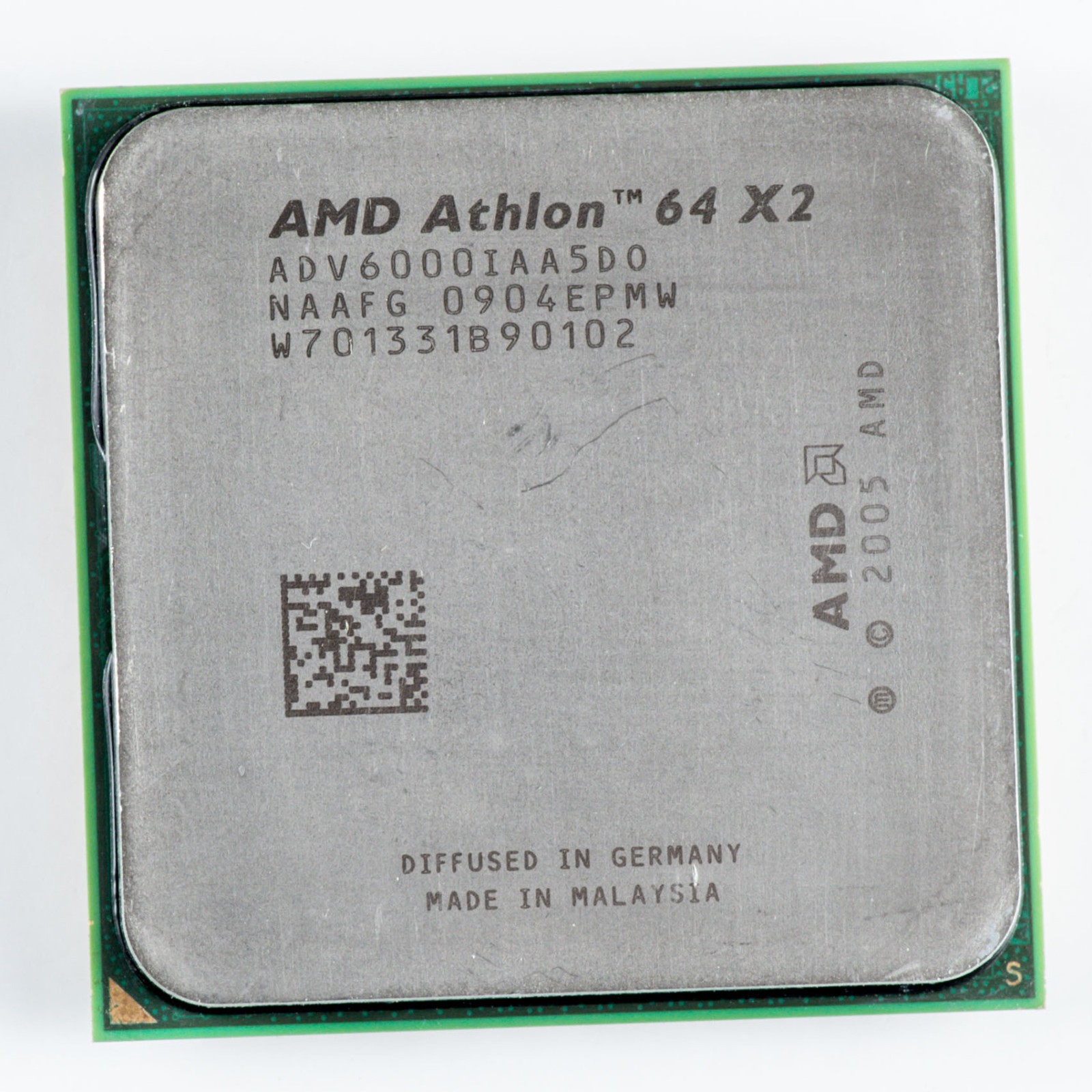 AMD Athlon 64 X2 6000+ ADV6000IAA5DO AM2 G2 Brisbane 3.1GHz Dual Core Processor