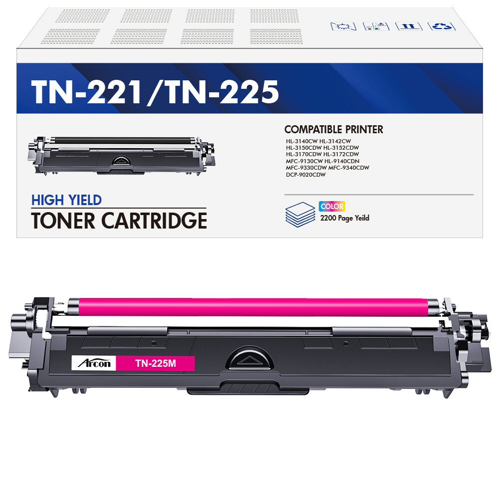 TN221 TN225 Toner For Brother TN-221 MFC-9130CW MFC-9340CDW HL-3140CW HL-3170CDW