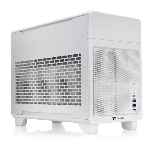 Thermaltake TR100 COMPACT MINI-ITX MINI TOWER CASE, CA-11A-00S6NN-00 (SNOW)