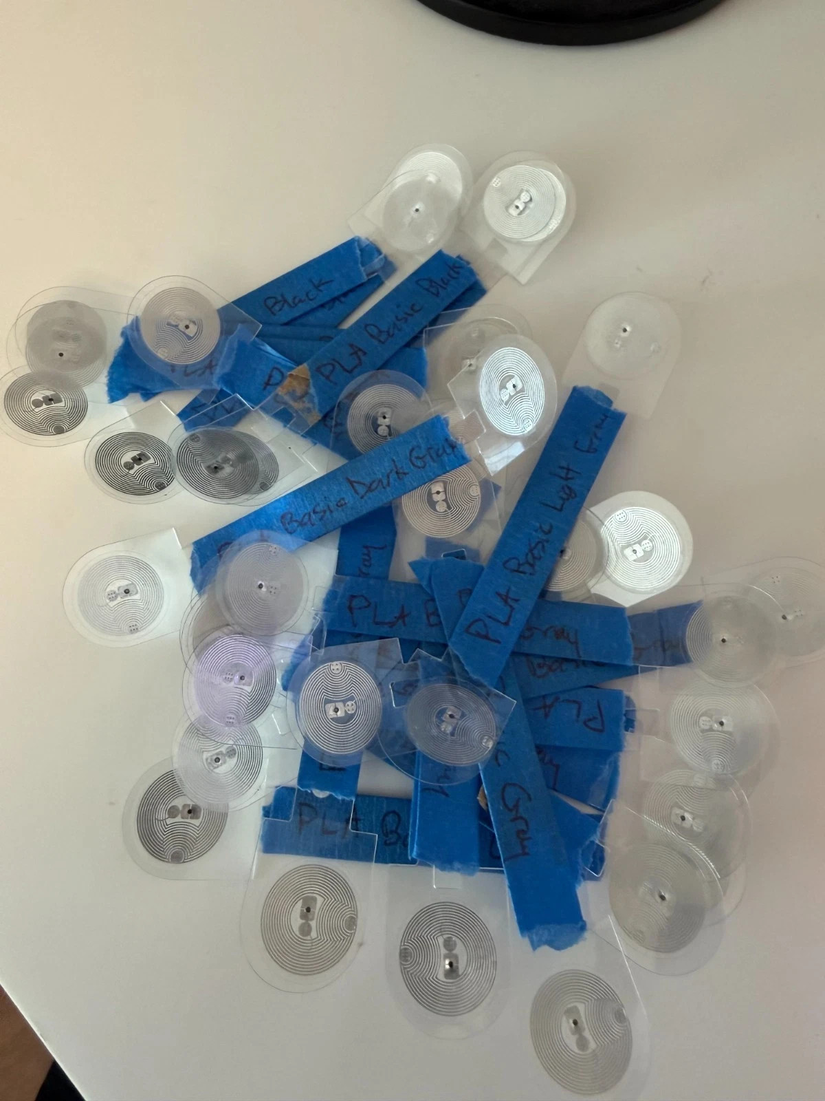 Big Bundle of Bambu Lab Reusable Filament Spool RFID NFC Tags