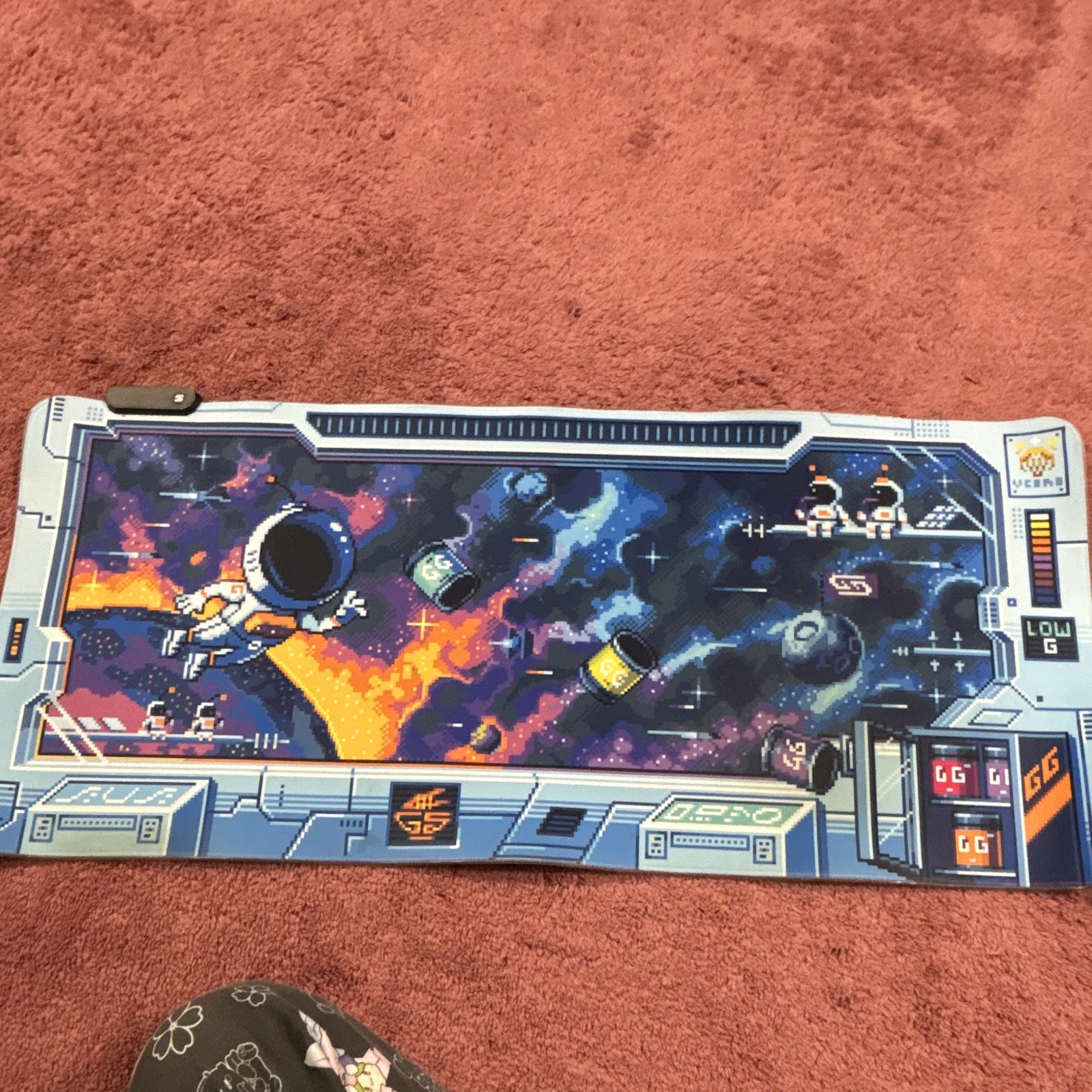 GamerSupps Astro Lounge RGB Mouse Pad