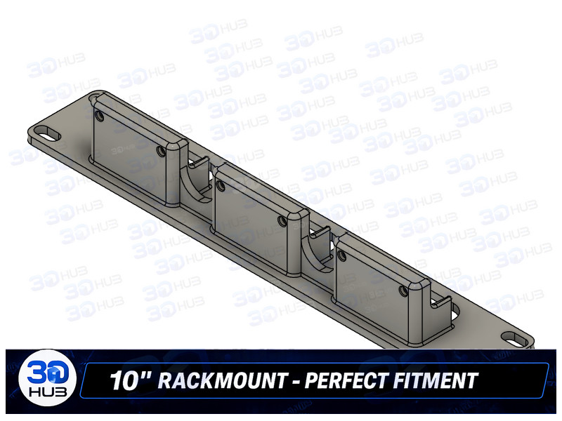 JetKVM X3 Triple Mount 10-Inch Rack Bracket Server KVM Switch Holder