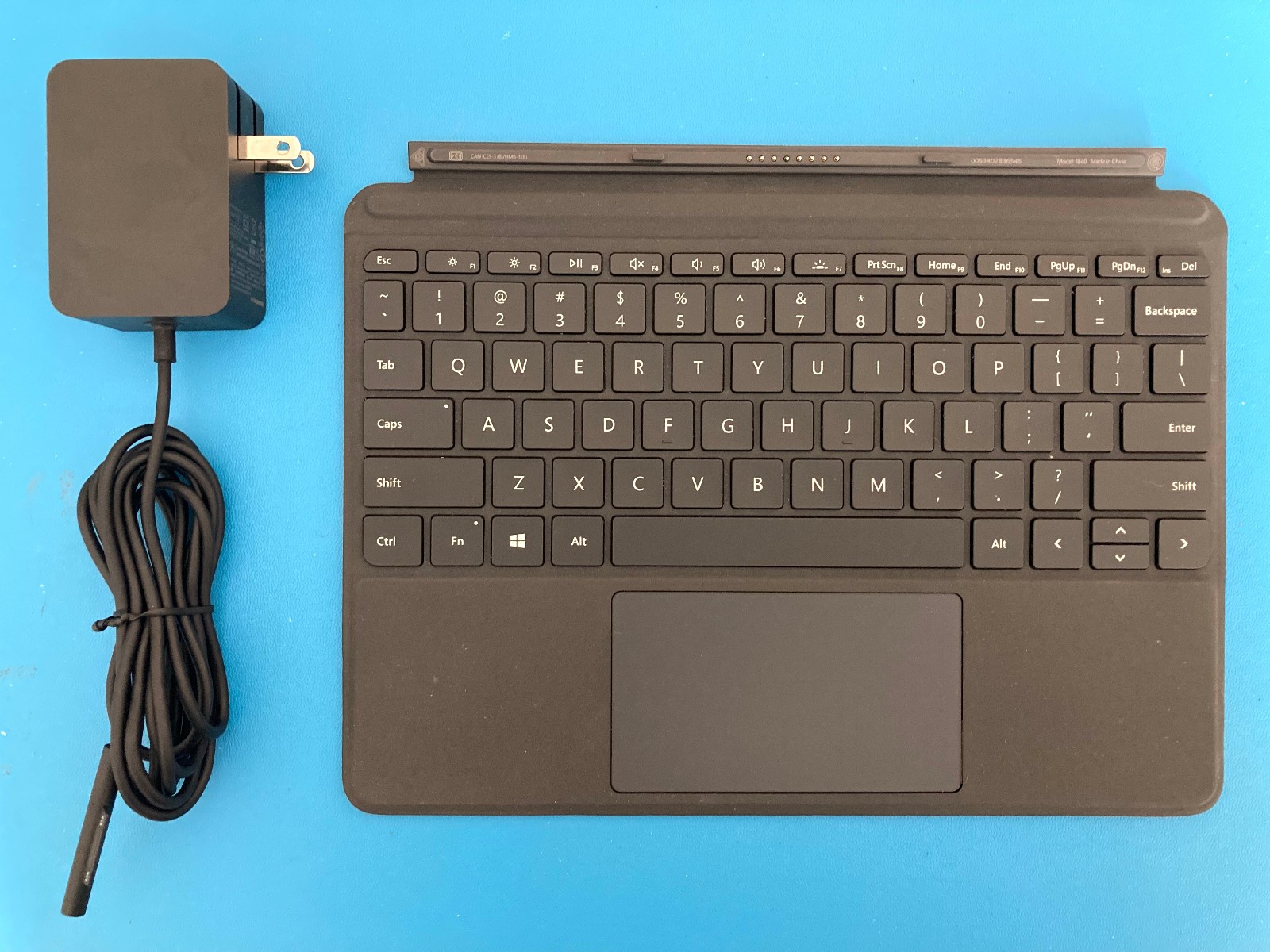Genuine Microsoft Surface Go Accessory Bundle - 24W OEM Charger & Type Cover
