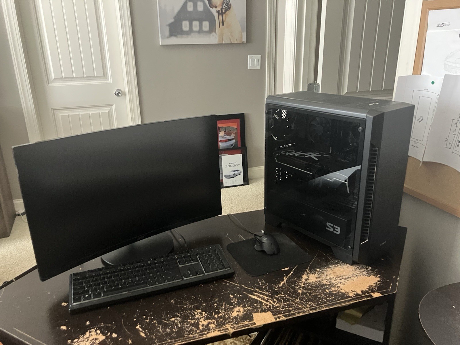 Gaming PC Setup – RX 6700 XT – 32GB RAM – 240Hz Monitor – Ready to Play