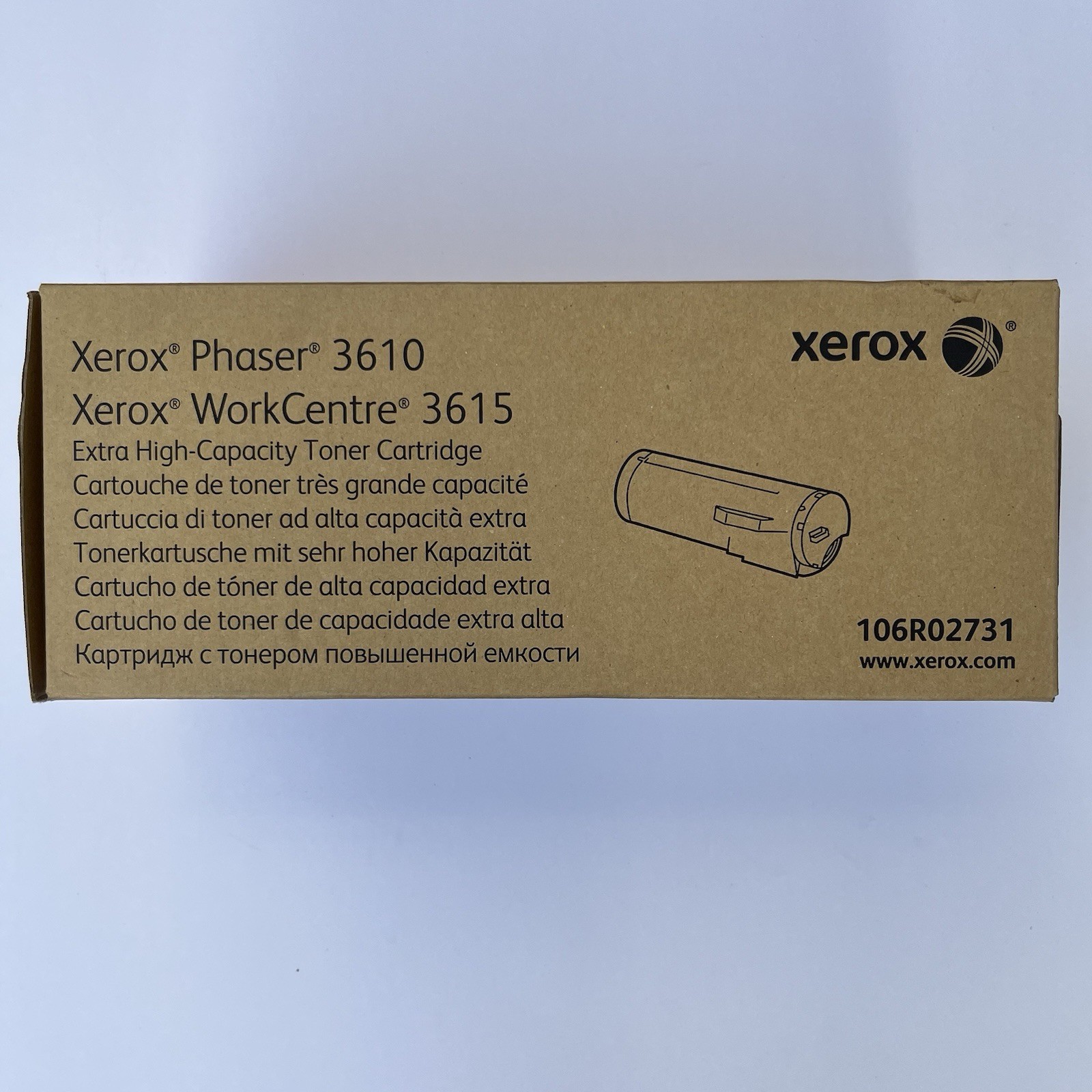 Genuine Xerox Phaser 3610 WC 3615 Black Toner 106R02731