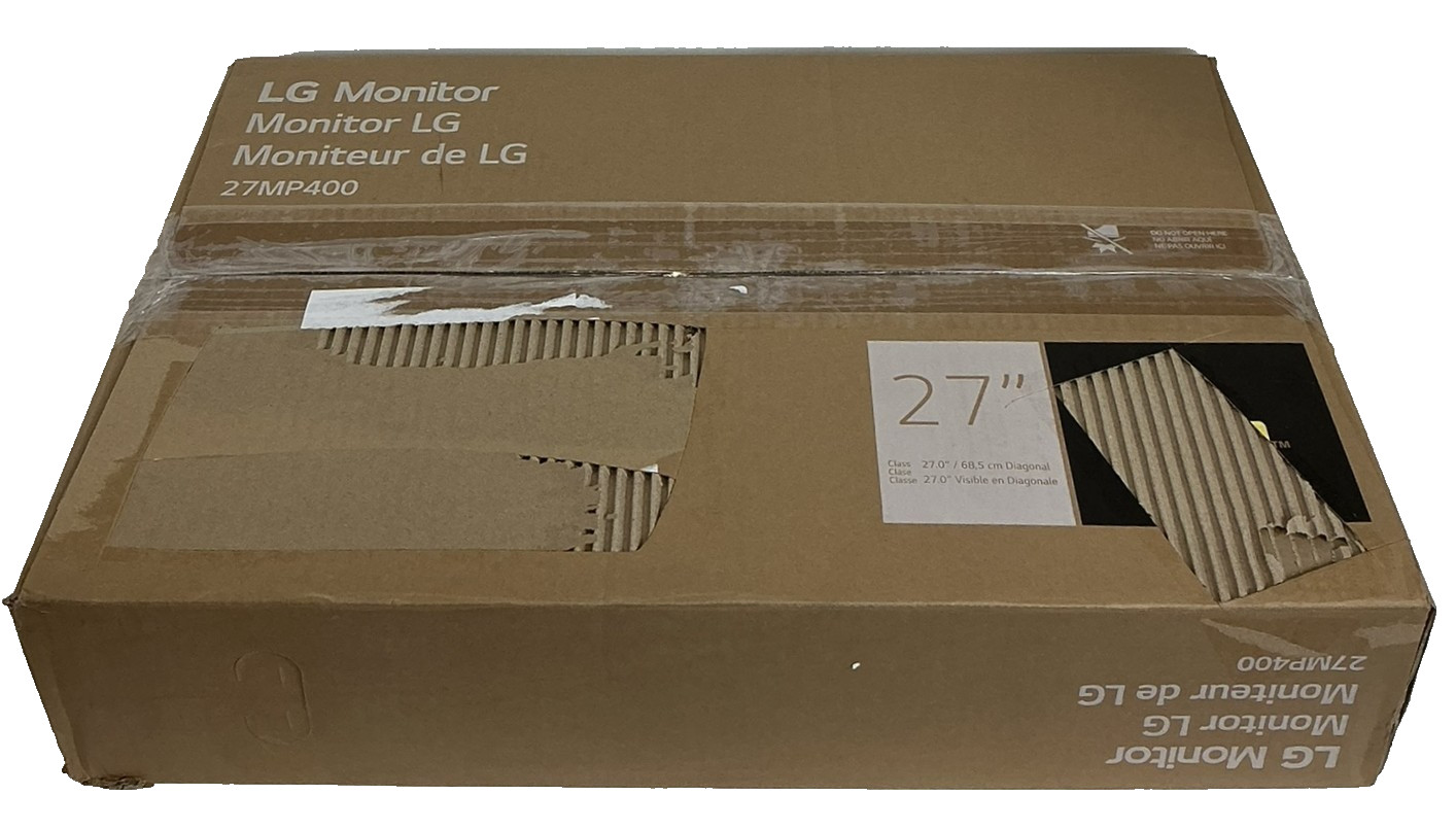LG 27MP400 27'' FHD Monitor - Black