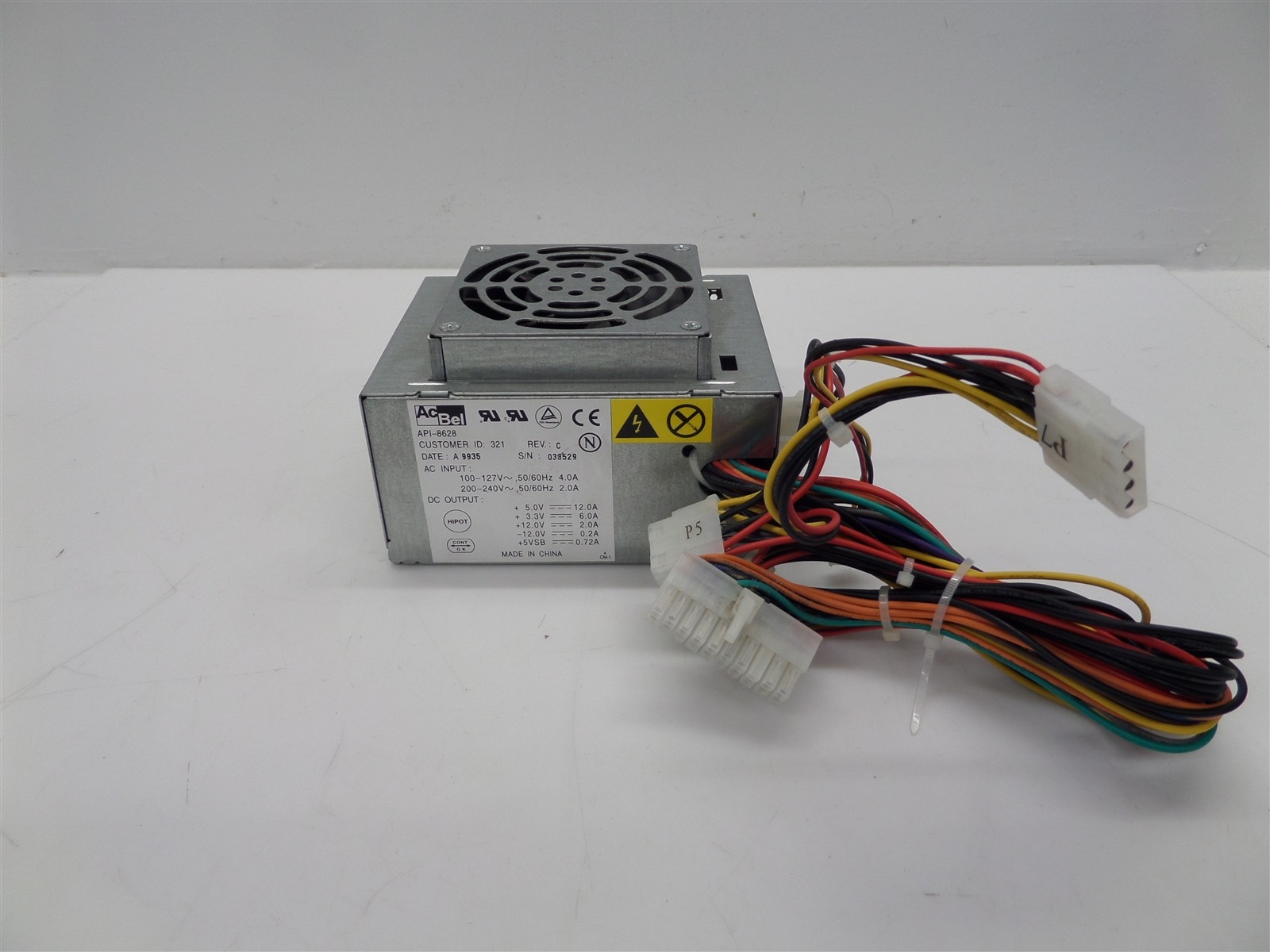 ACBel API-8628 REV B Power Supply 3.3-12VDC Output
