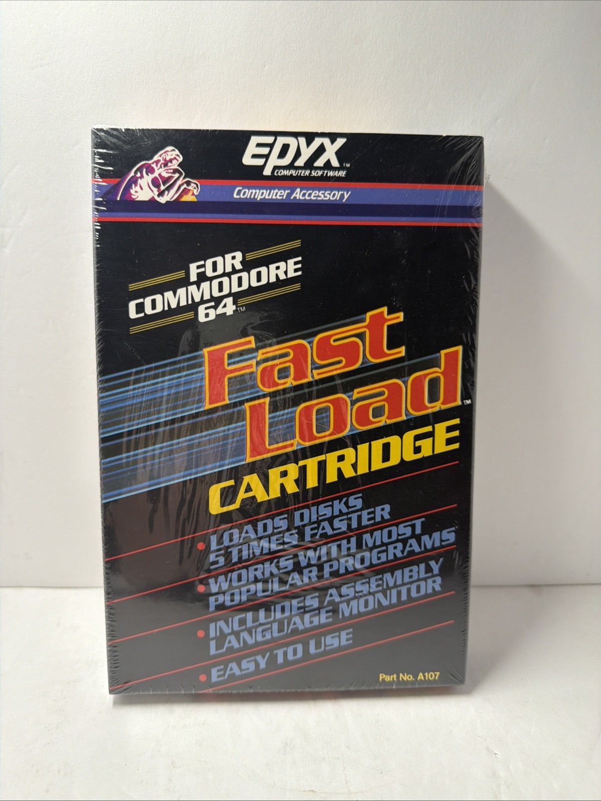 EPYX Fast Load Cartridge Commodore 64 C64 Disk Speed Loader Sealed New