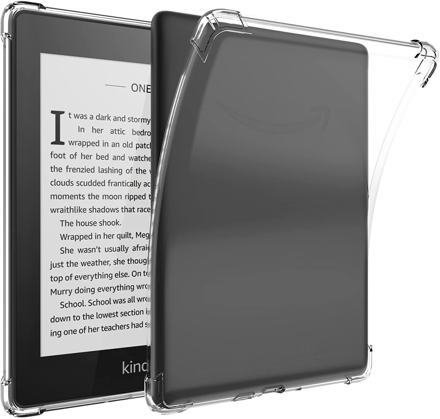 For Amazon Kindle Paperwhite 11th Gen 2021 6.8 Slim Clear Rubber TPU Case Cover