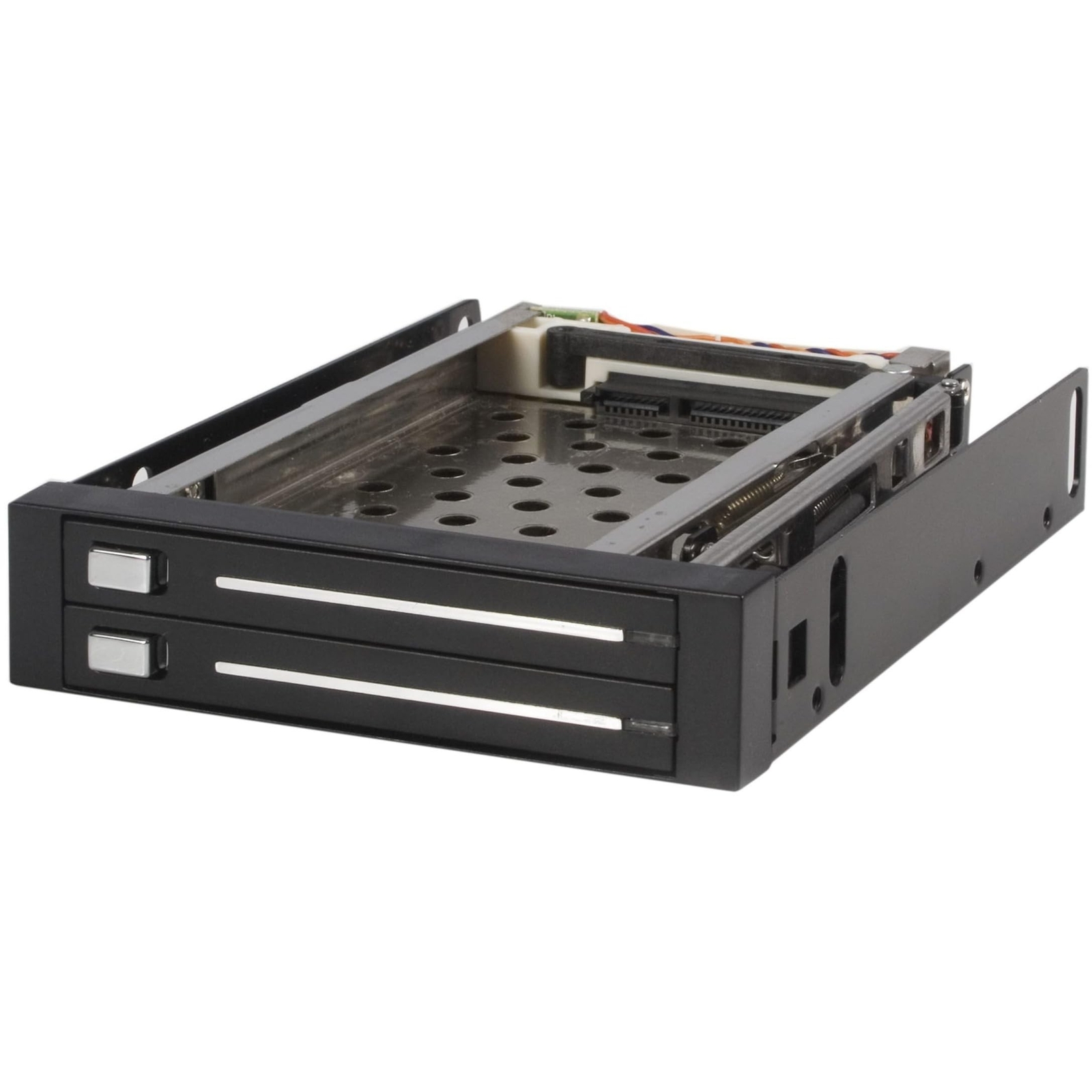 StarTech.com 2 Drive 2.5in Trayless Hot Swap SATA Mobile Rack Backplane - Dua...