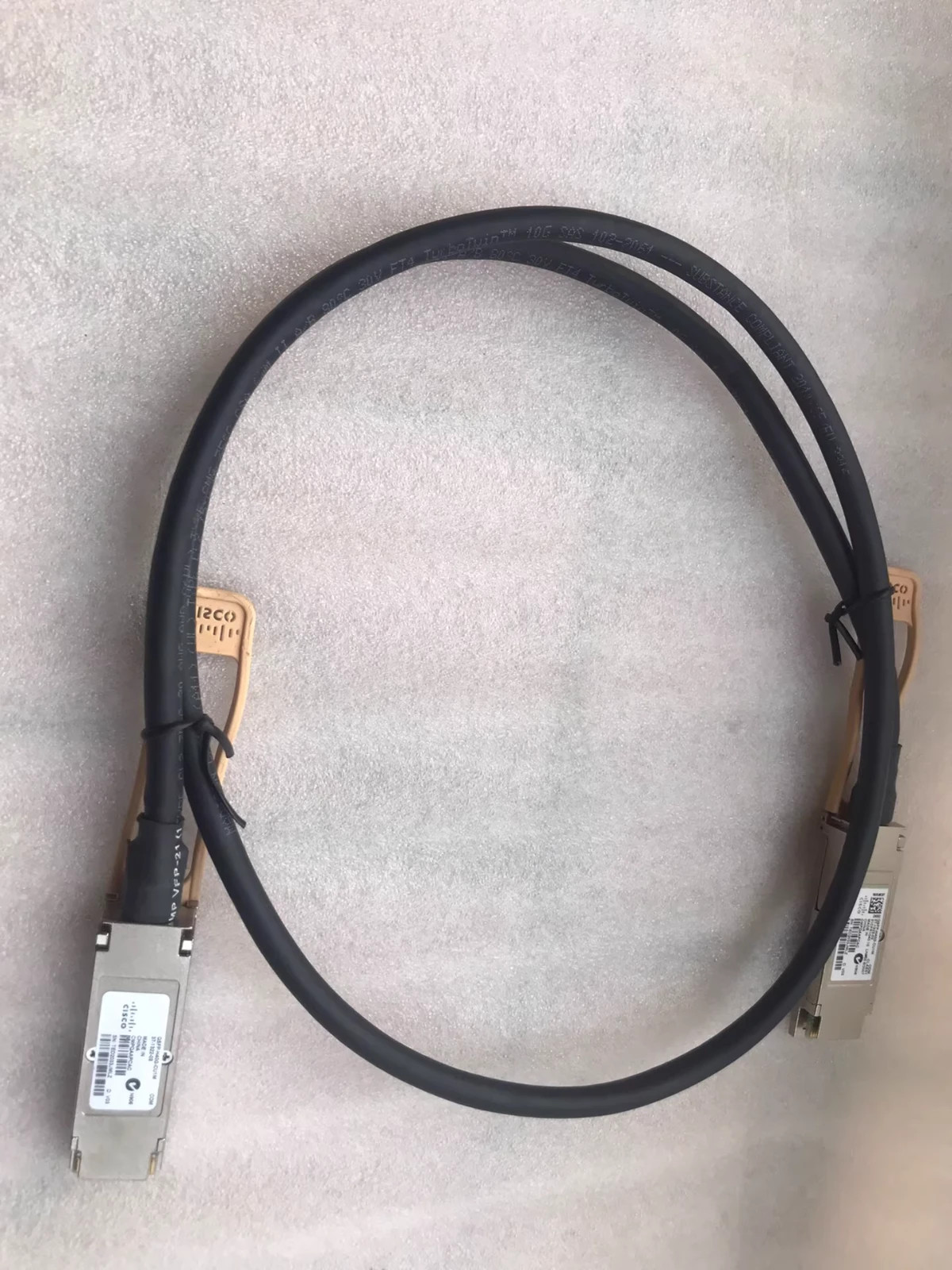 Genuine Cisco QSFP-H40G-CU1M  37-1317-03 1M 40 Gbps Transceiver Twinax DAC Cable