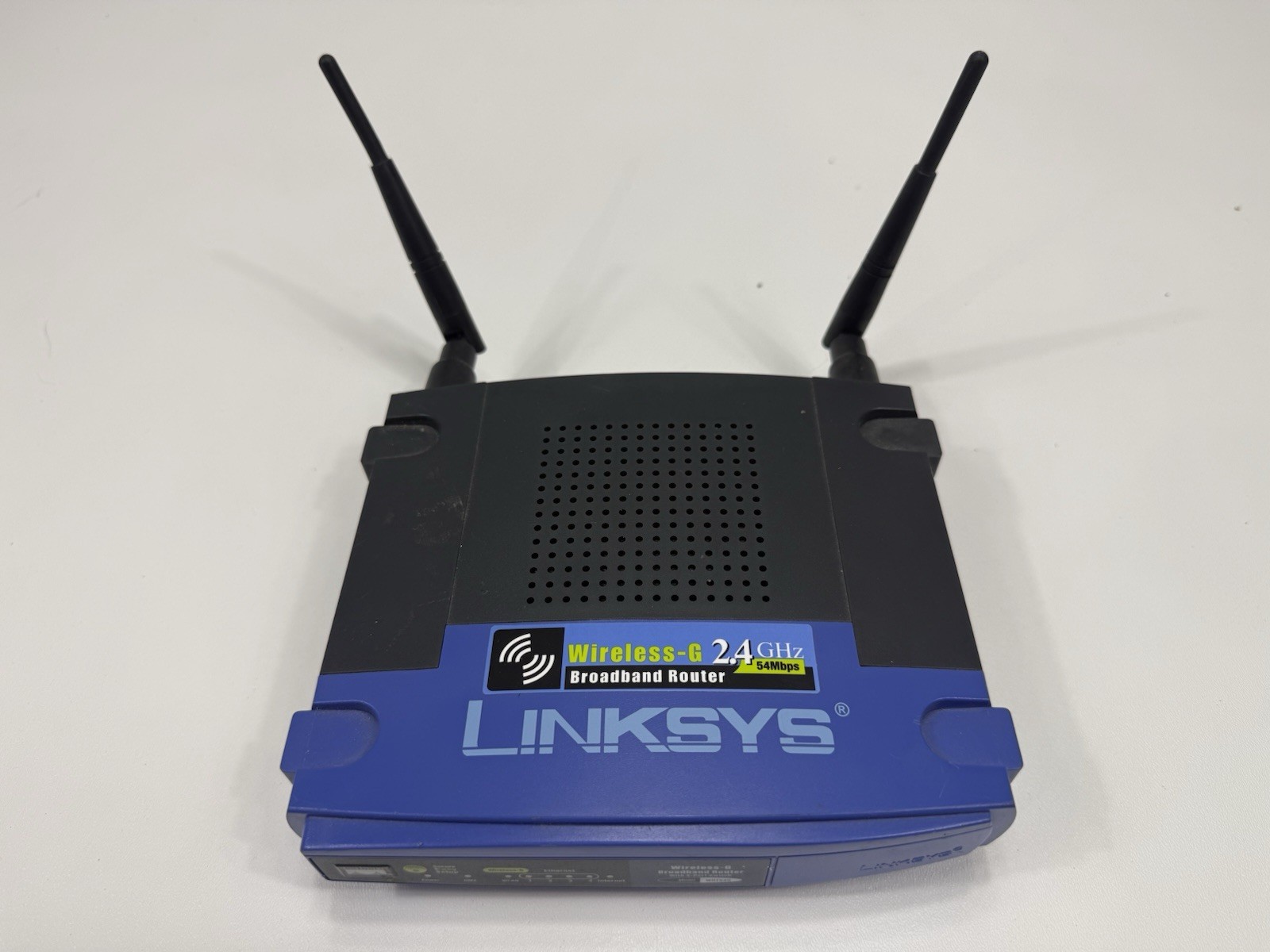Linksys WRT54GS V7.2 Wireless G Broadband Router WORKS but NO POWER CORD