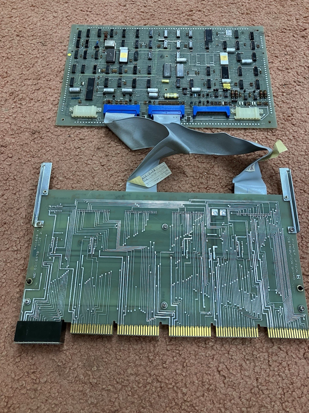 DEC DIGITAL PRINTER OPTION DISTRIBUTION BOARD -43784, 50561 - FOR PDP-8, LA36