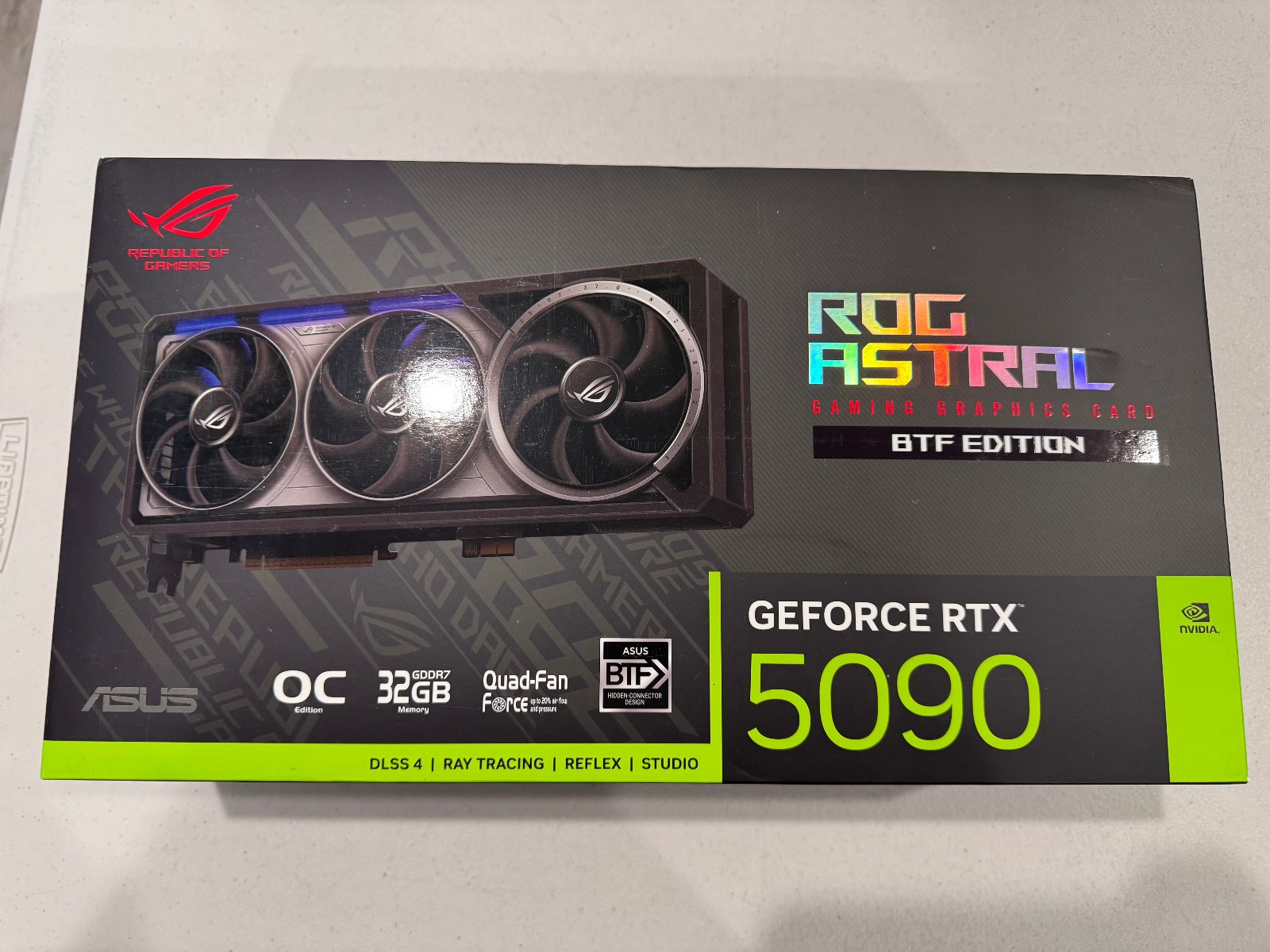 ASUS ROG Astral GeForce RTX 5090 BTF OC Edition 32GB GDDR7 GPU *READ DESC