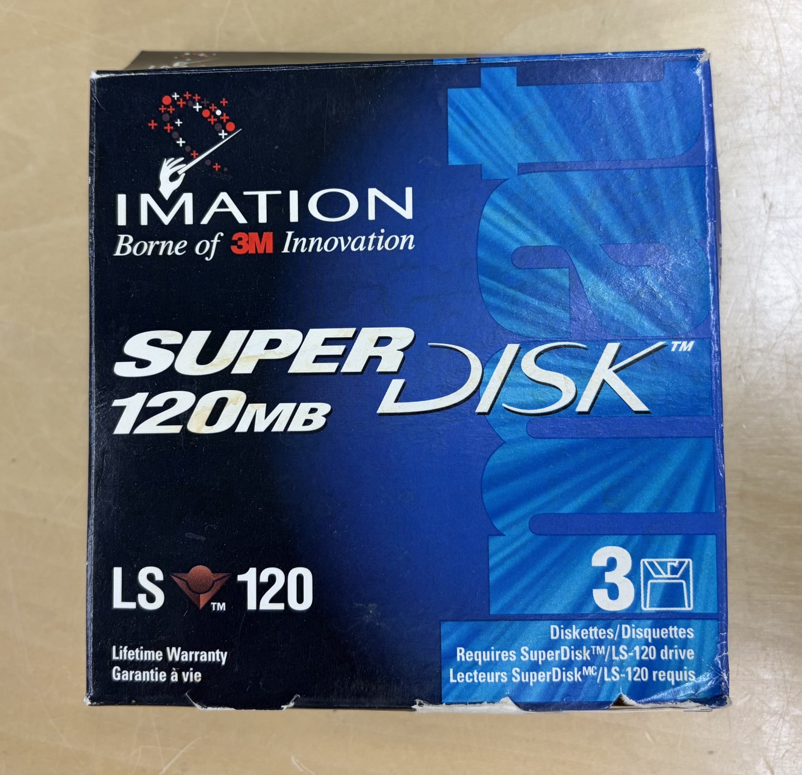 Imation Super 120 MB 3.5" Floppy Disk for Mac OS iMac -New - Sealed