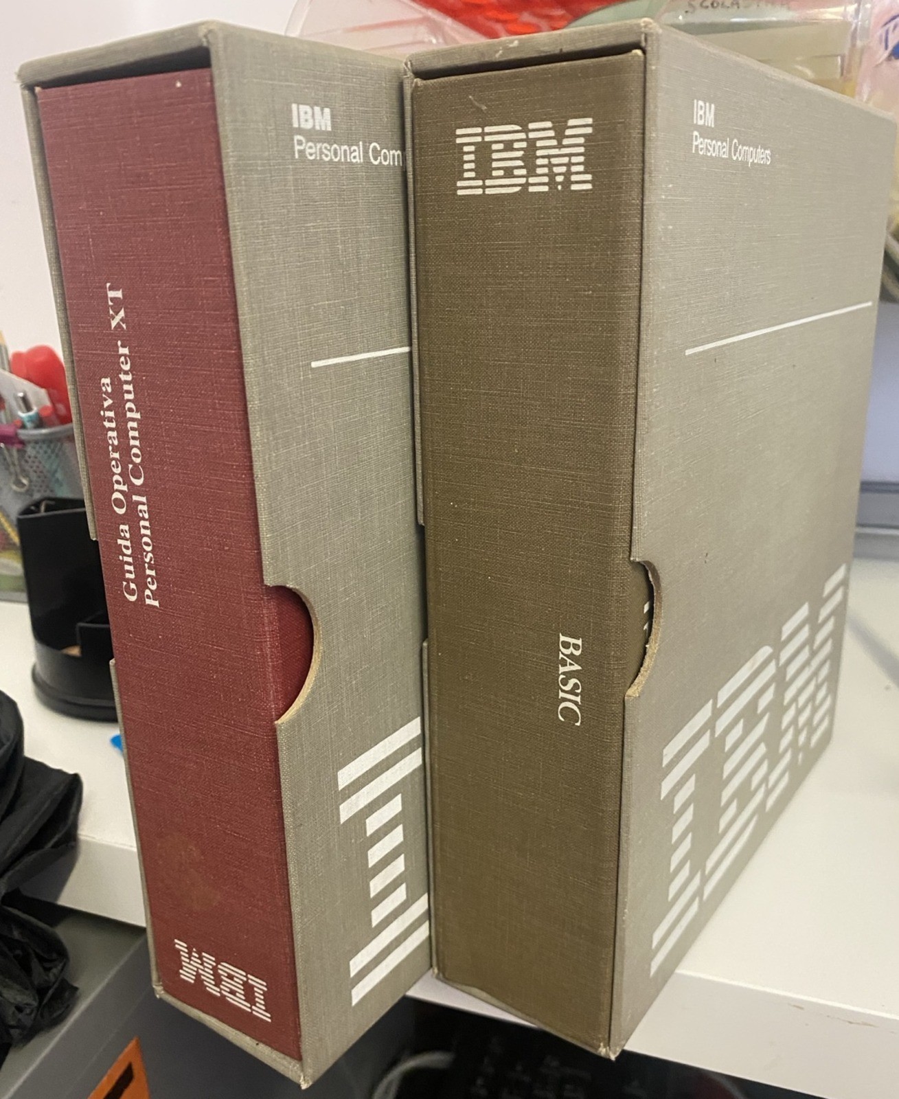 IBM PC XT Operating Guide + BASIC 1985 ITA with Vintage Diagnostic Floppy