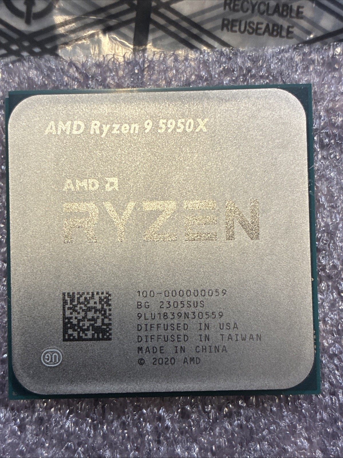AMD Ryzen 9 5950X Desktop Processor 4.9GHz 16 Cores Socket AM4 CPU 100-000000059