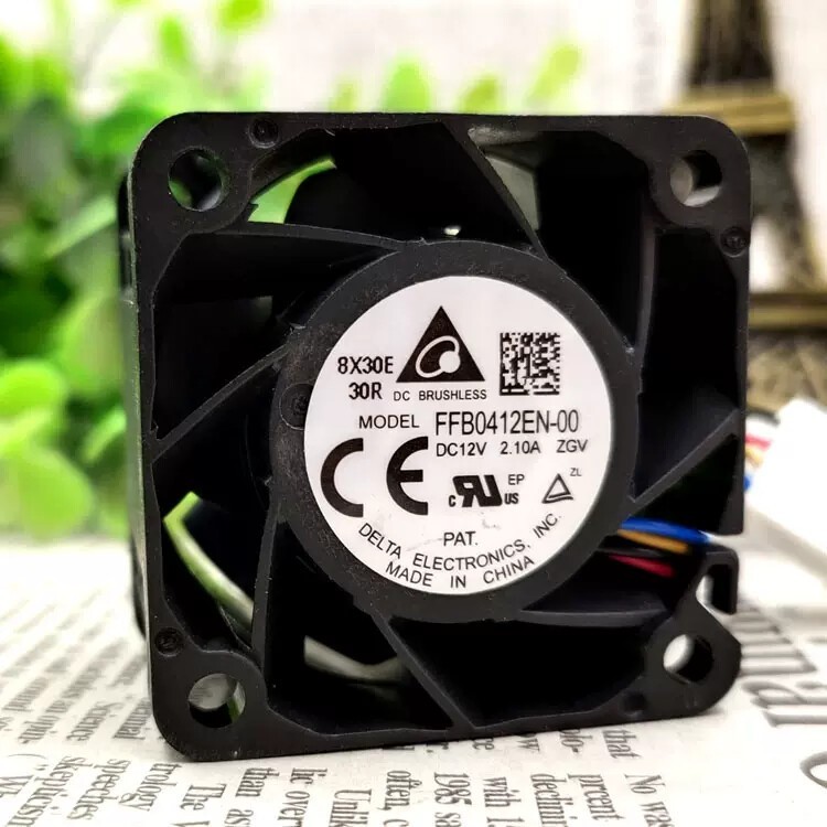 FFB0412EN-00 For Delta 40mm Powerful High-Speed Cooling Fan 40X40X28mm 24000RPM