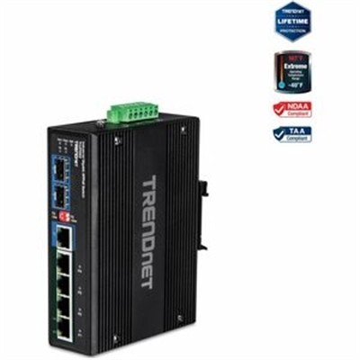 TRENDnet-New-TI-UPG62 _ TRENDNET 6-PORT HARDENED INDUSTRIAL GIGABIT UL