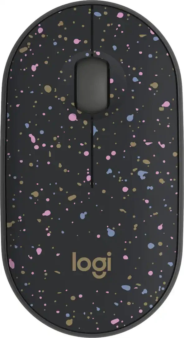 Logitech M340 Limited Edition Wireless Optical Ambidextrous Mouse - Speckles