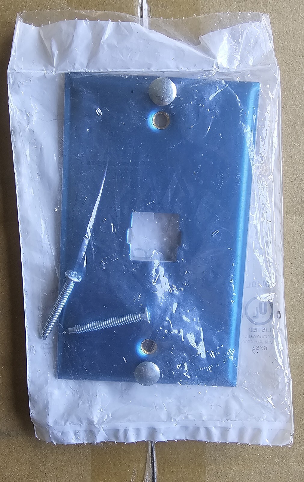 Commscope M10LW45SP 1 Port 1 Gang SS Telephone Faceplate Stainless Steel NEW 
