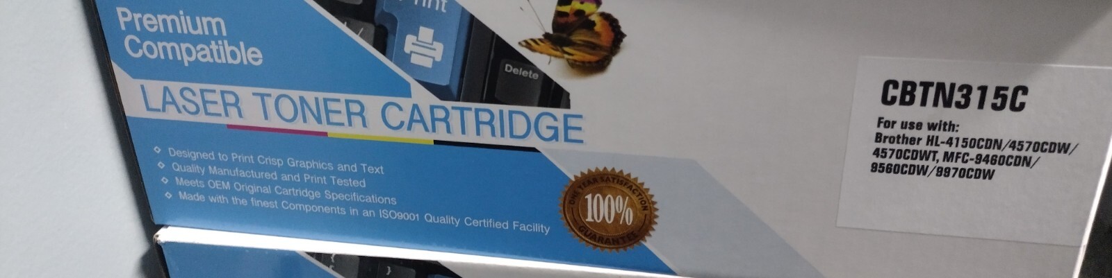 For BROTHER TN315C TN-315C CYAN TONER CARTRIDGE MFC 9460CDN 9560 9970 HIGH YIELD