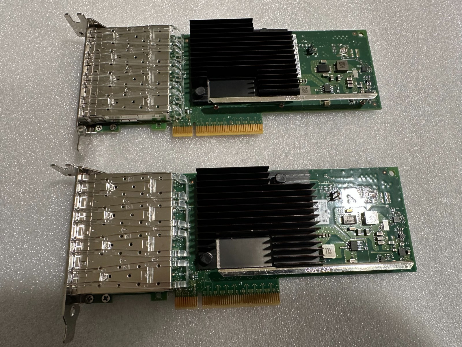 2x INTEL ETHERNET CNA X710-DA4 X710DA4G2P5 Quad port Network Adapter