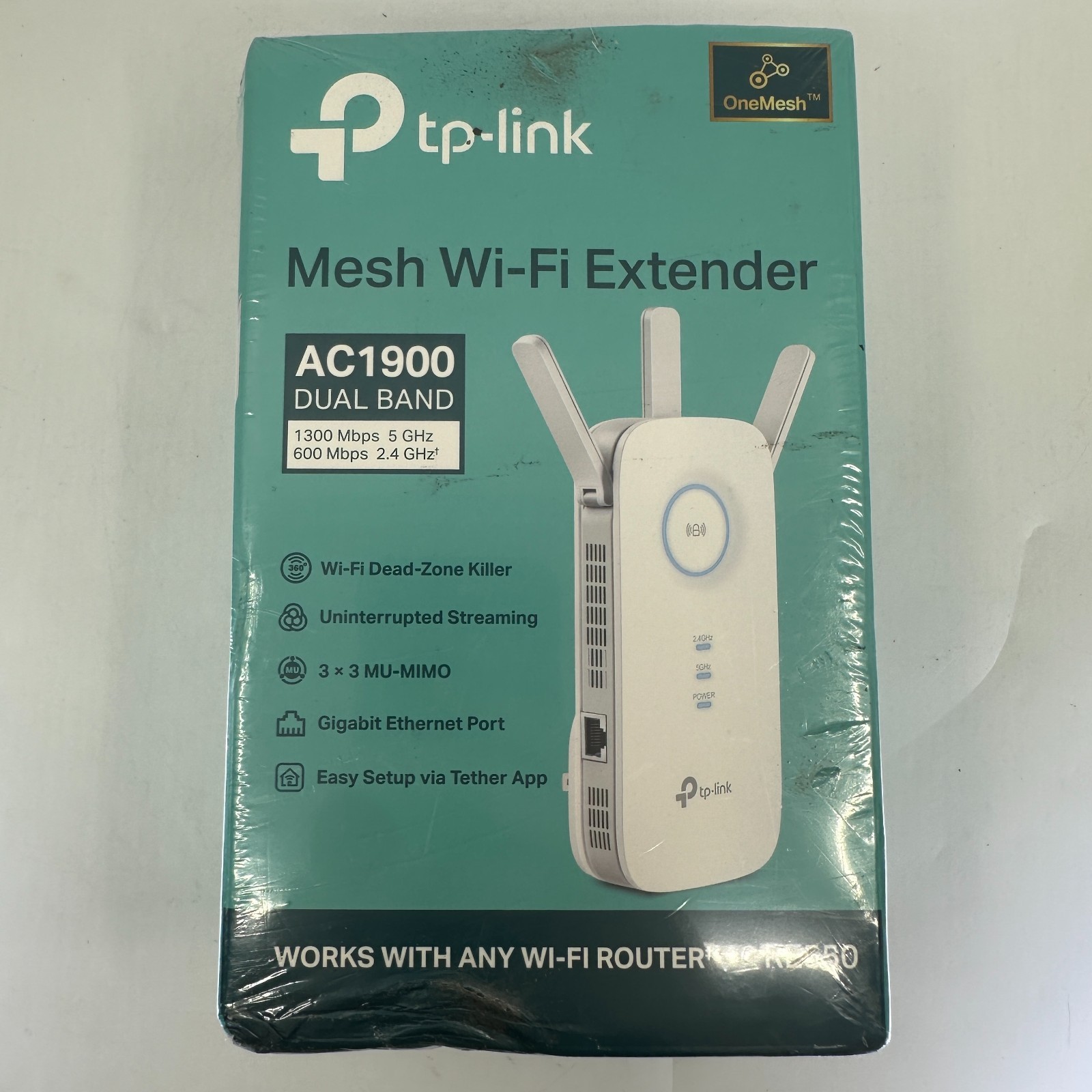 TP-Link AC1900 Dual Band Wi-Fi Range Extender w/ Gigabit Ethernet Port (RE550)